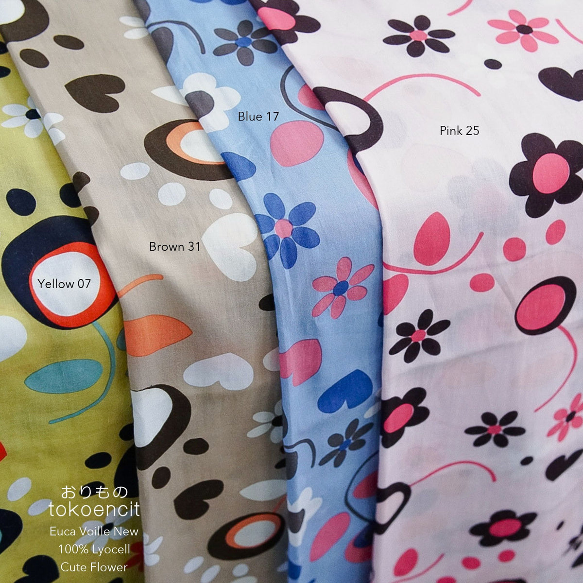 Euca Voille New | Cute Flower