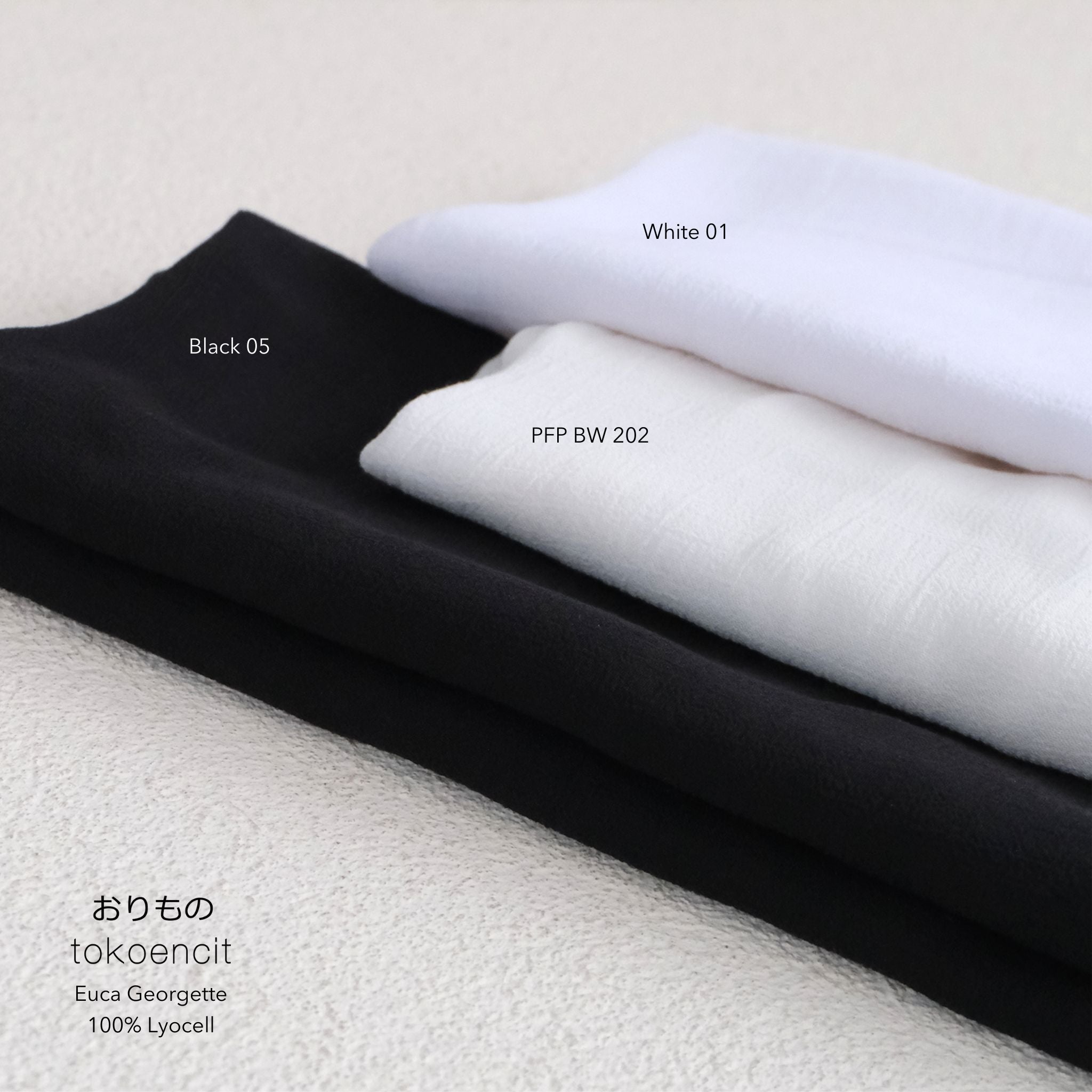 Euca Georgette | Solid