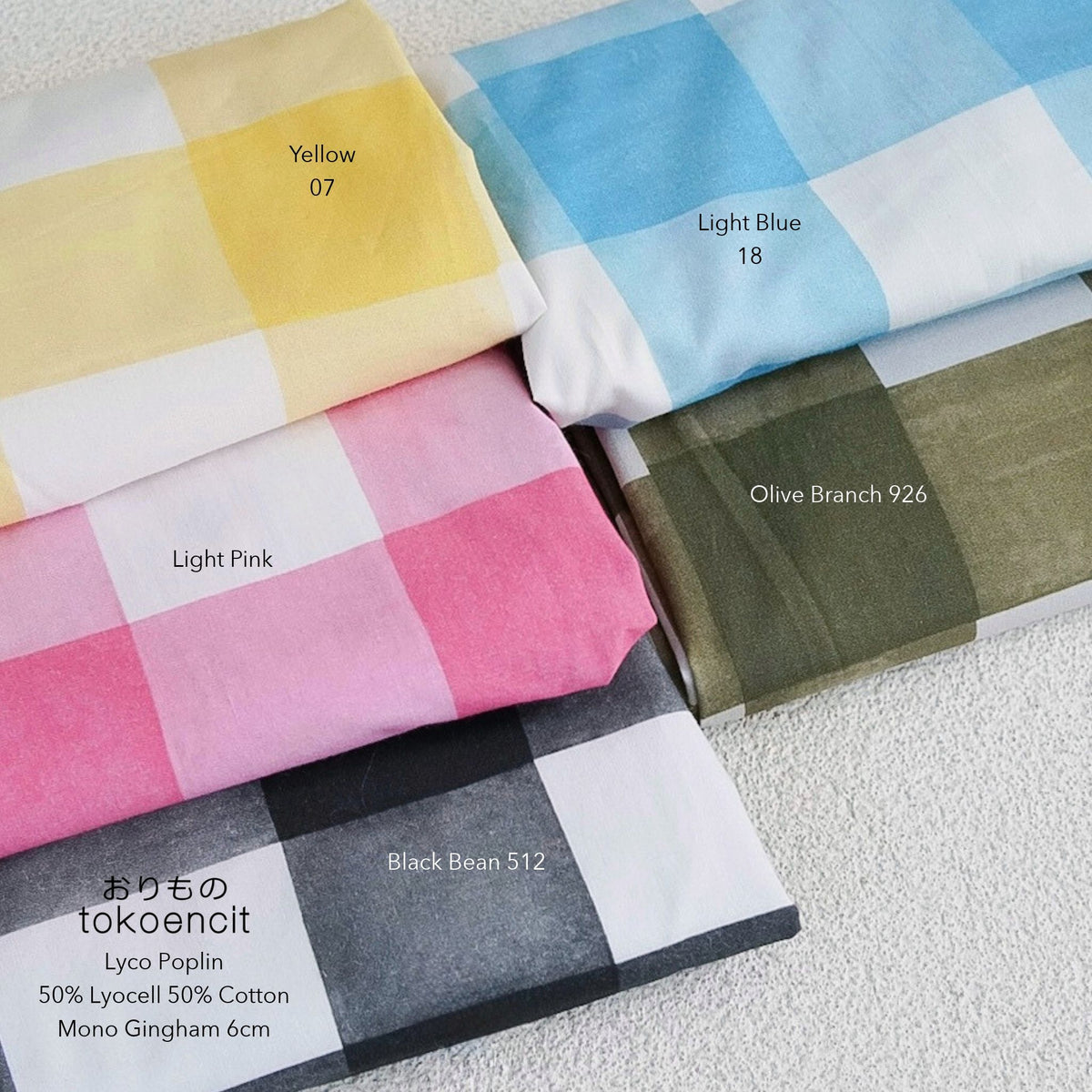 Lyco Poplin | Mono Gingham