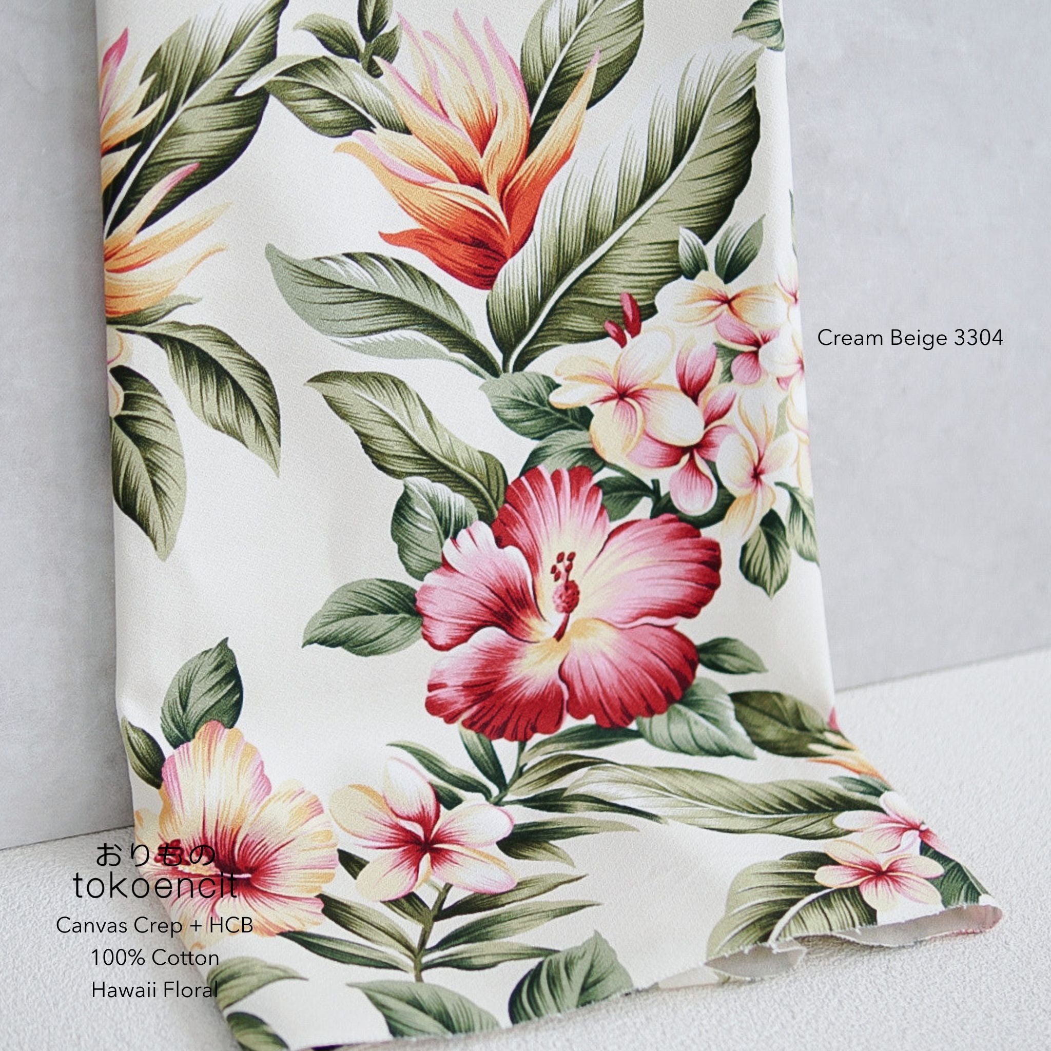 Canvas Crepe + HCB | Hawaii Floral