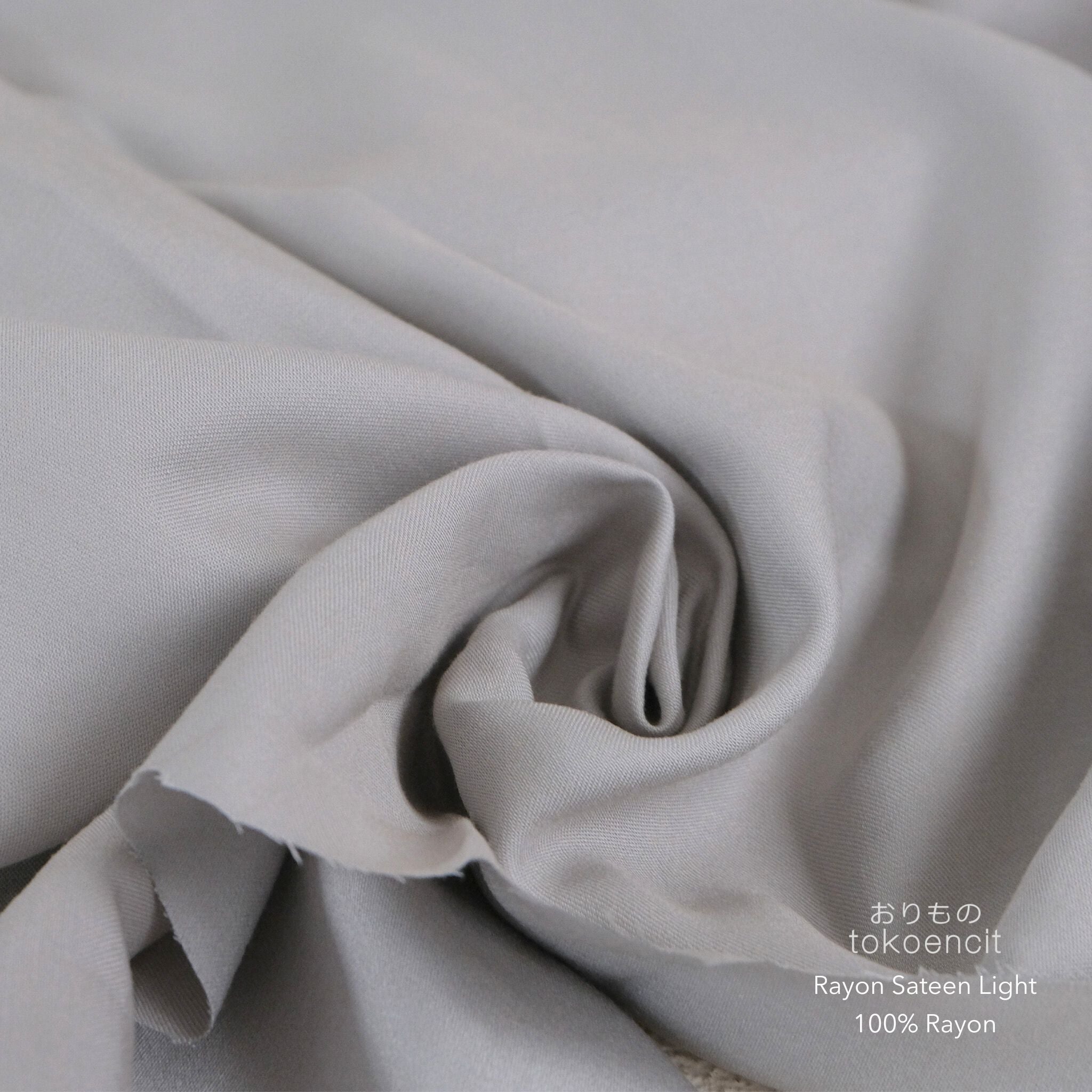 Rayon Sateen Light | Solid