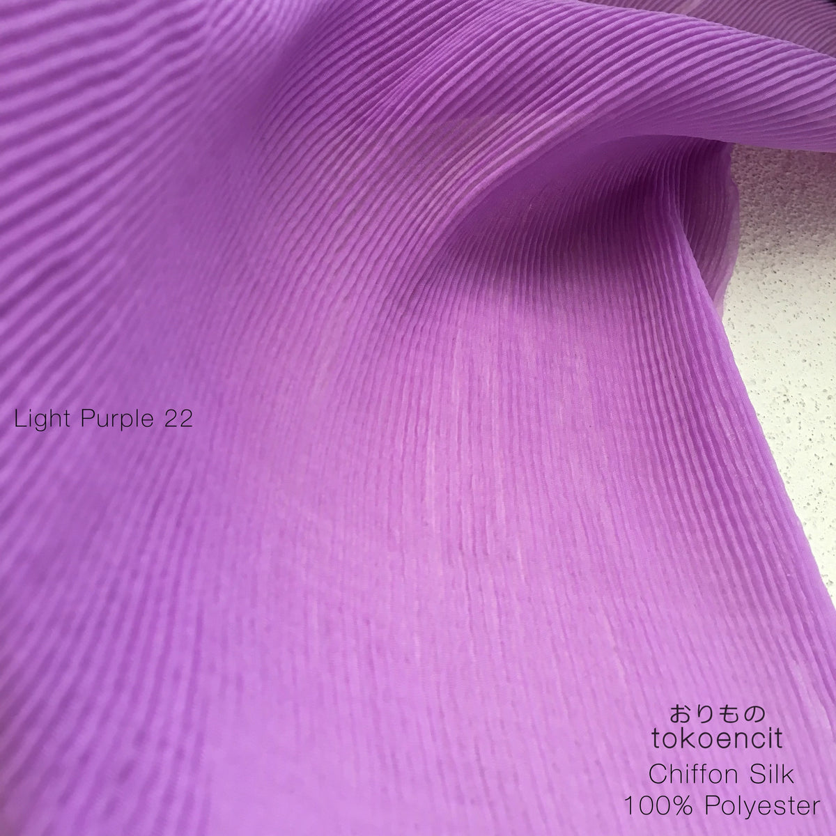 Chiffon Silk | Pleat Lidi Signature