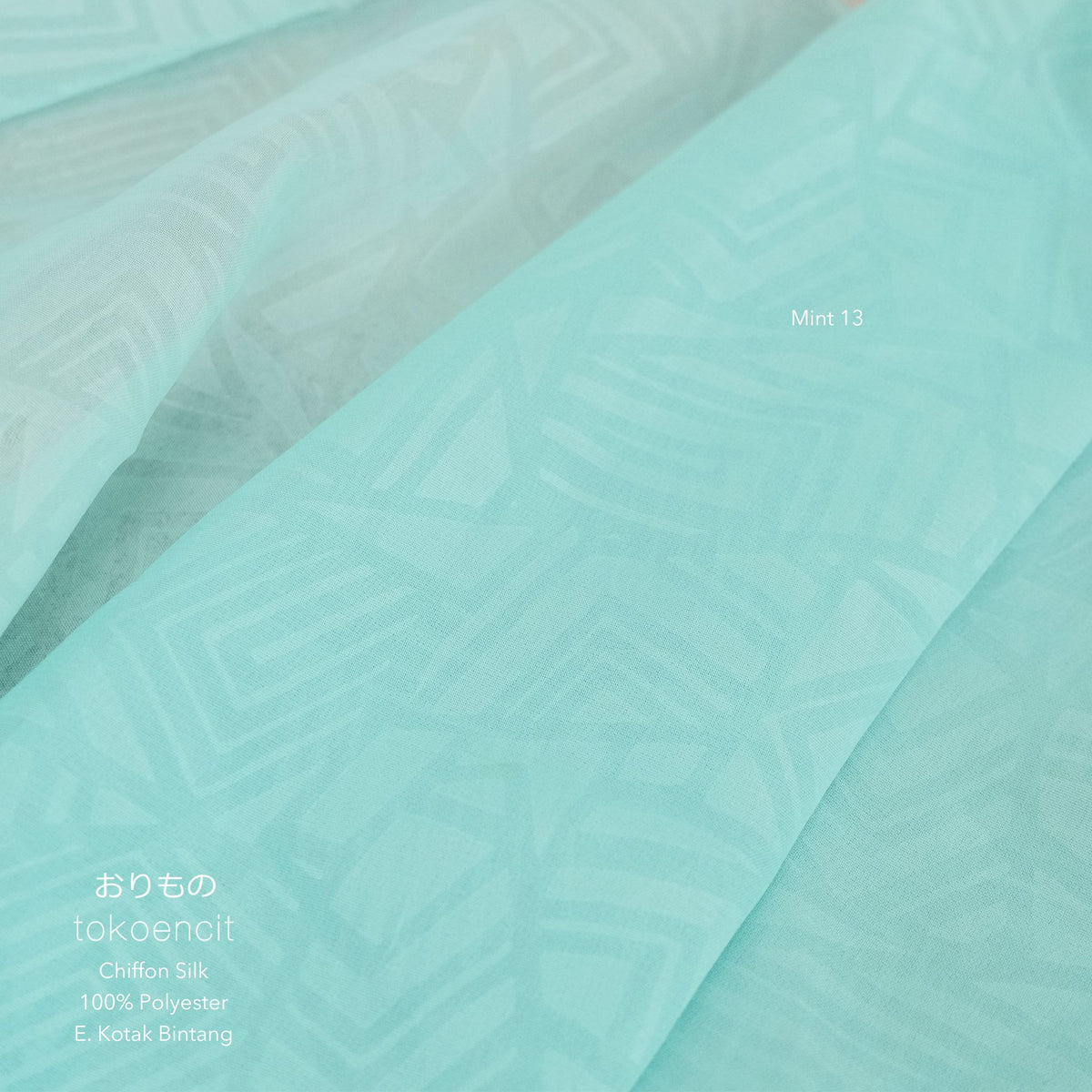 Chiffon Silk | E. Kotak Bintang