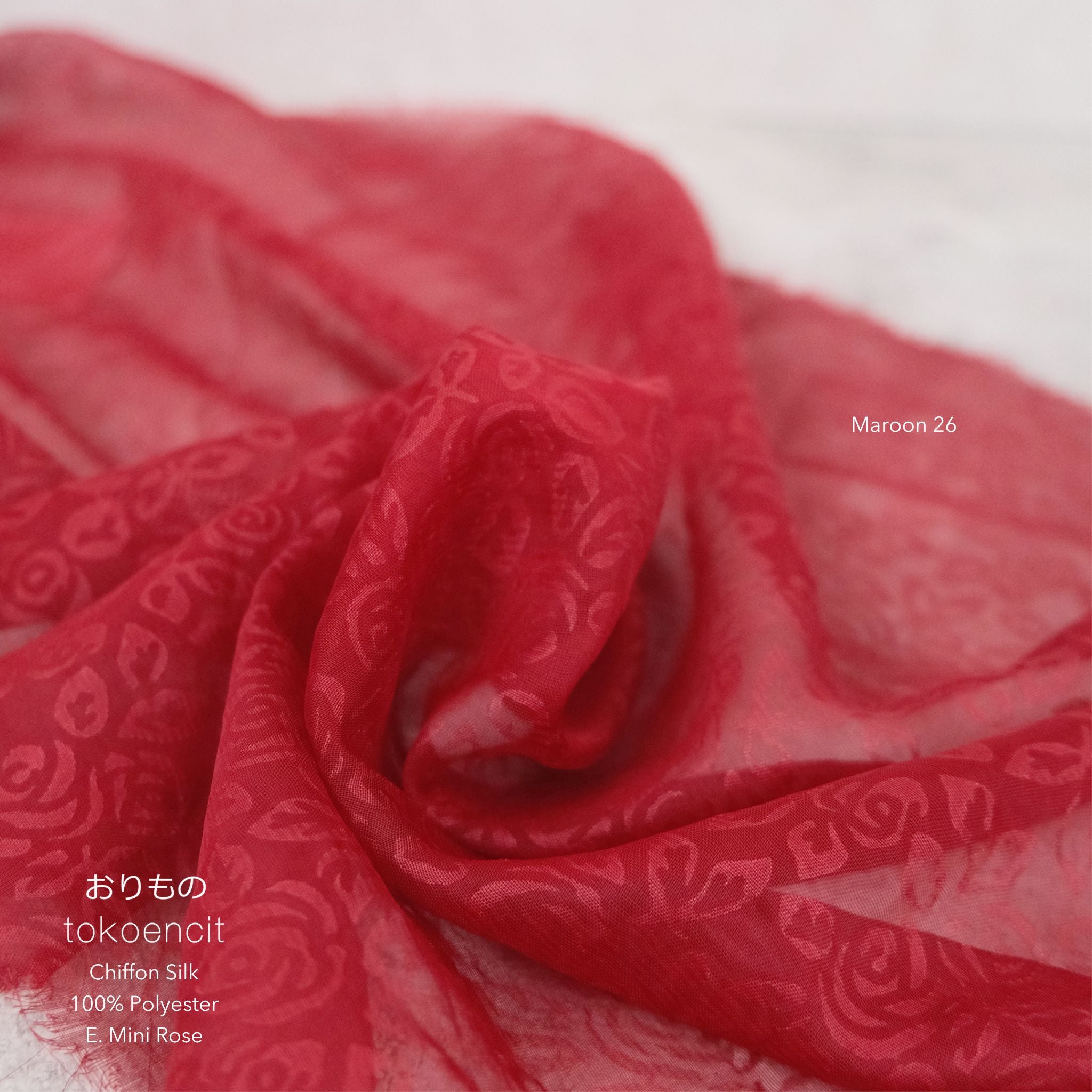 Chiffon Silk | E. Mini Rose