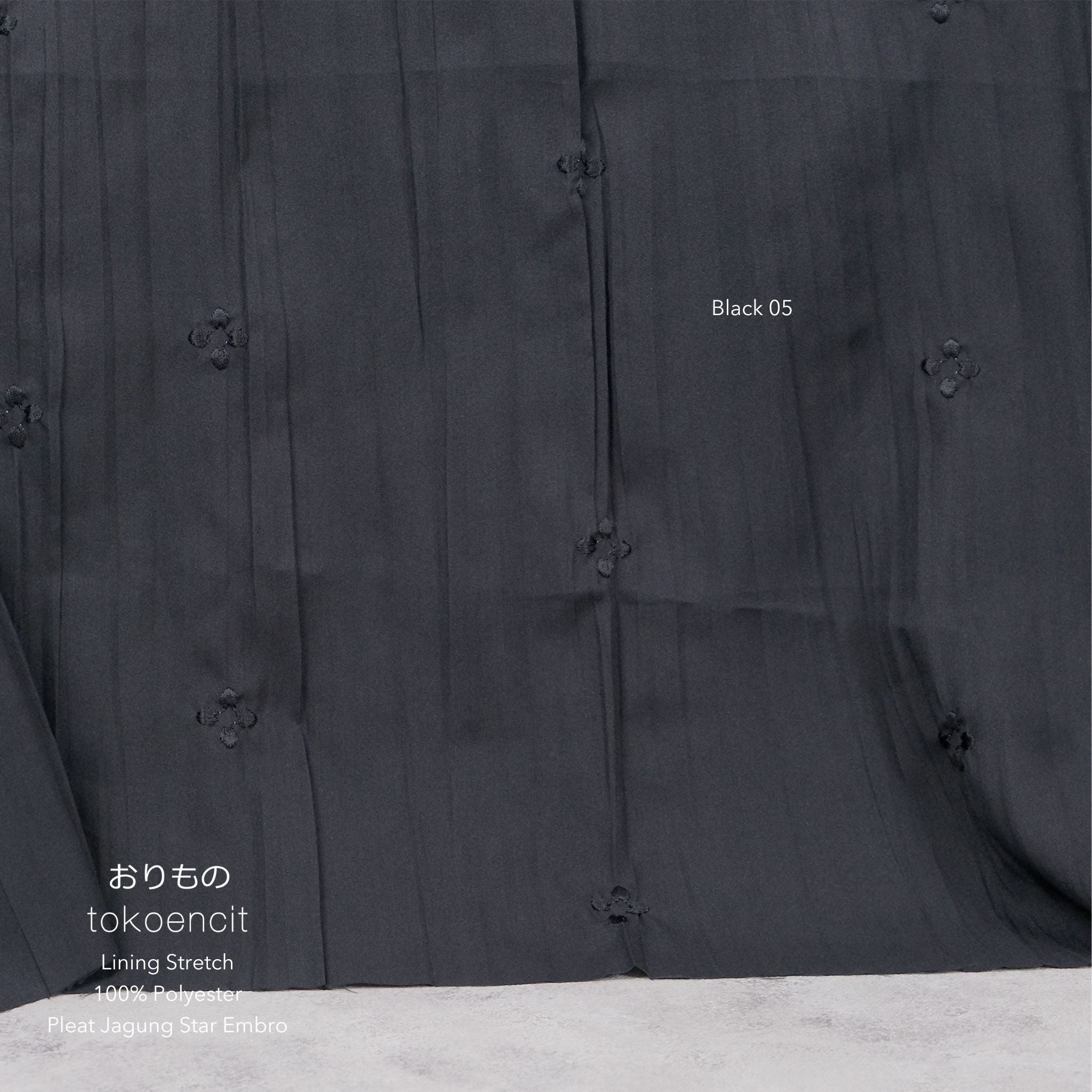 Lining Stretch | Pleat Jagung Star Embro