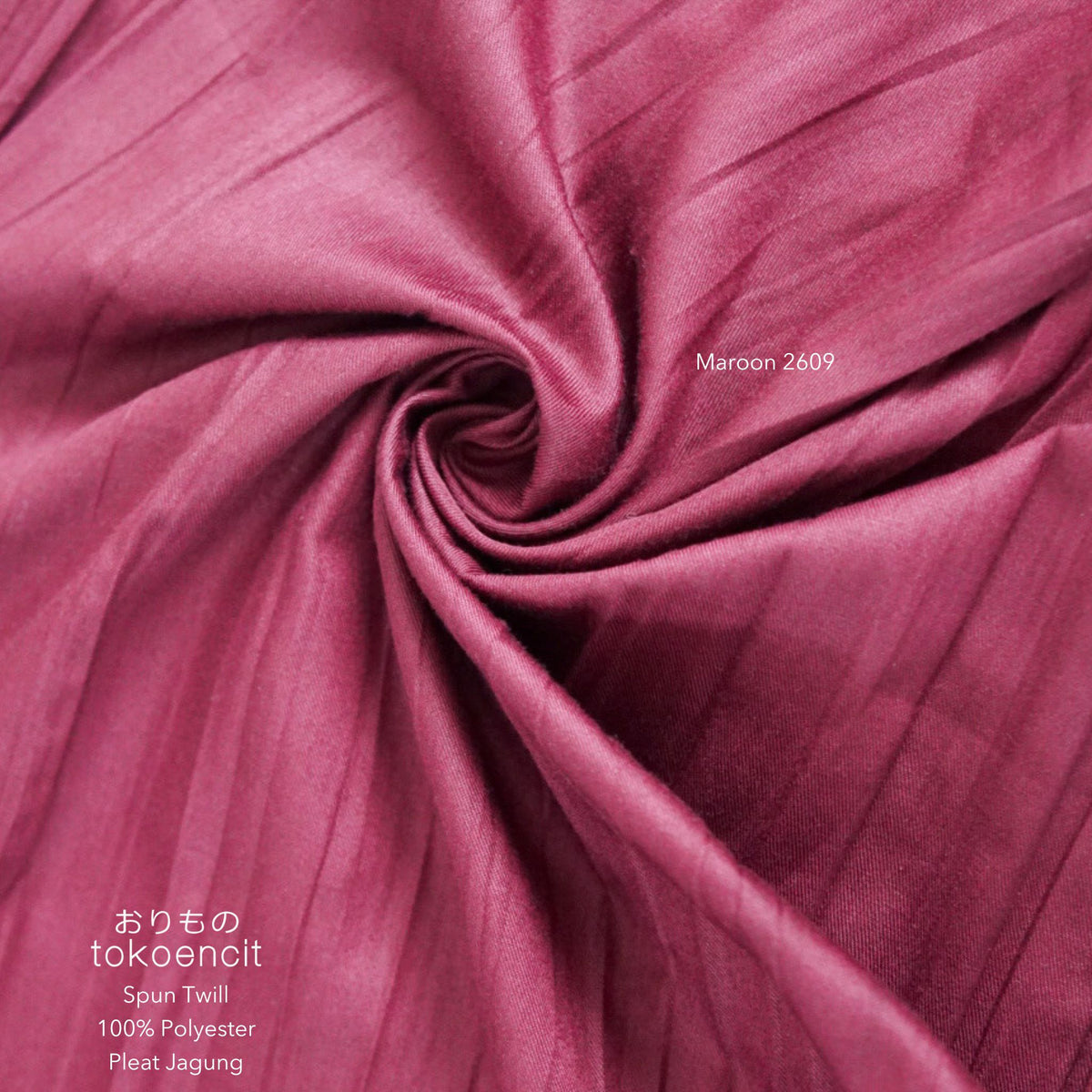 Spun Twill | Pleat Jagung