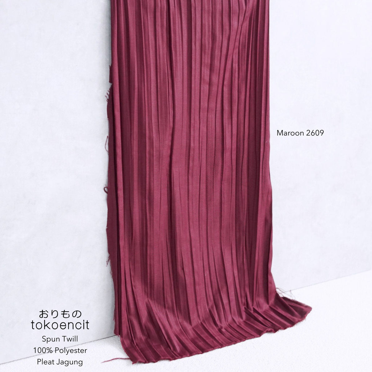 Spun Twill | Pleat Jagung