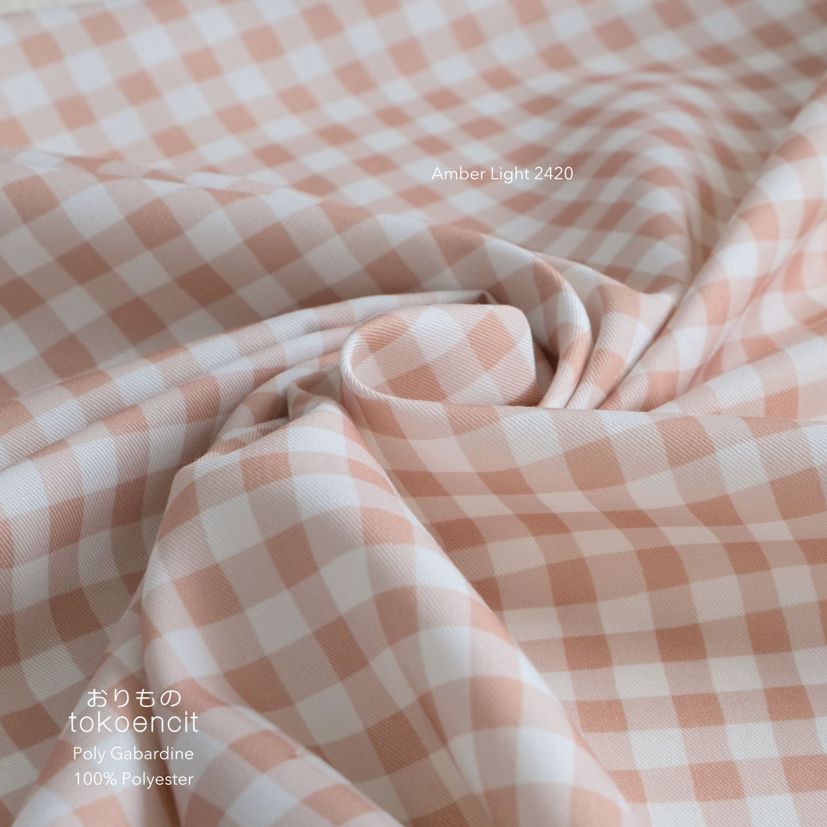Poly Gabardine Twill | Gingham 24 1CM