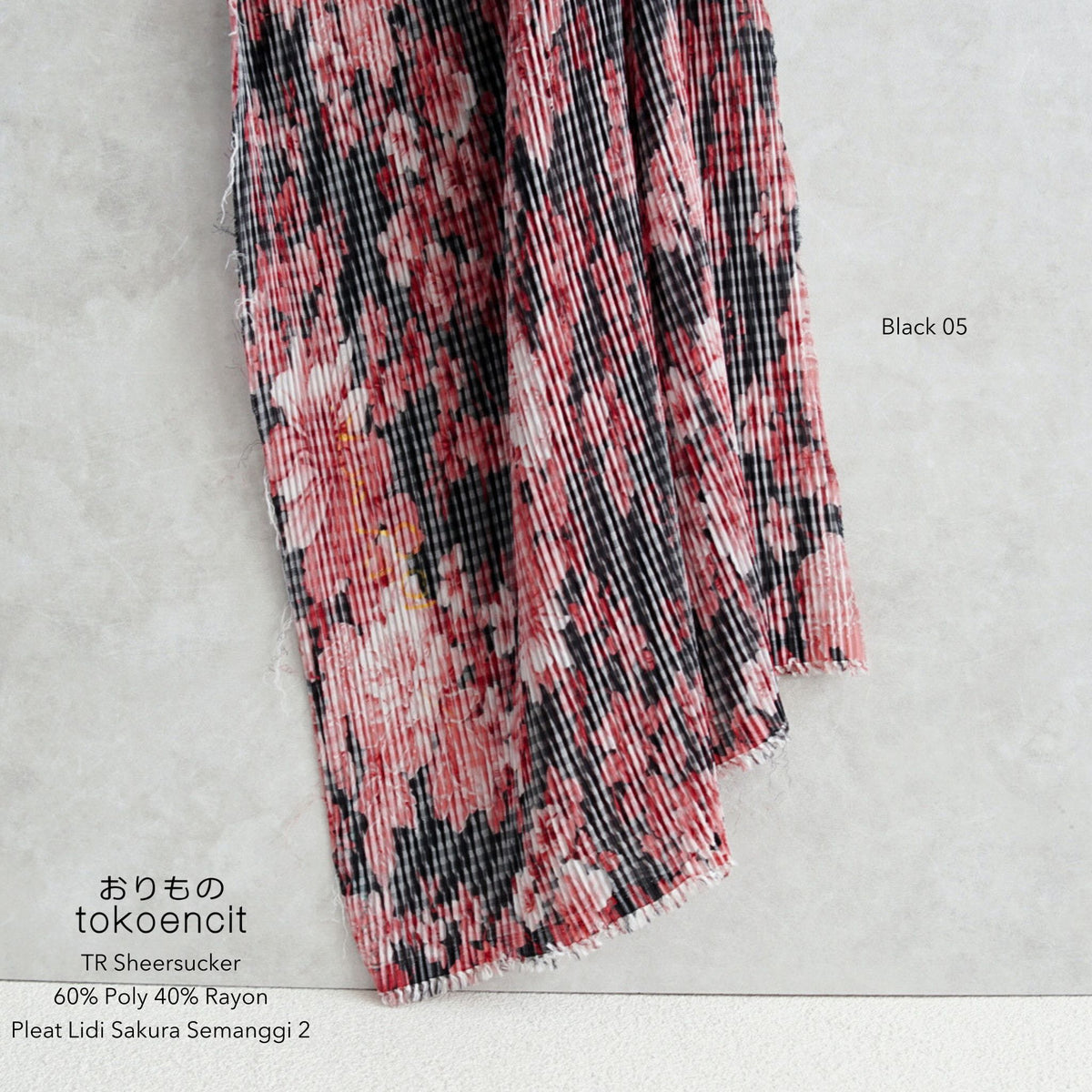 TR Sheersucker | Pleat Lidi Sakura Semanggi 2