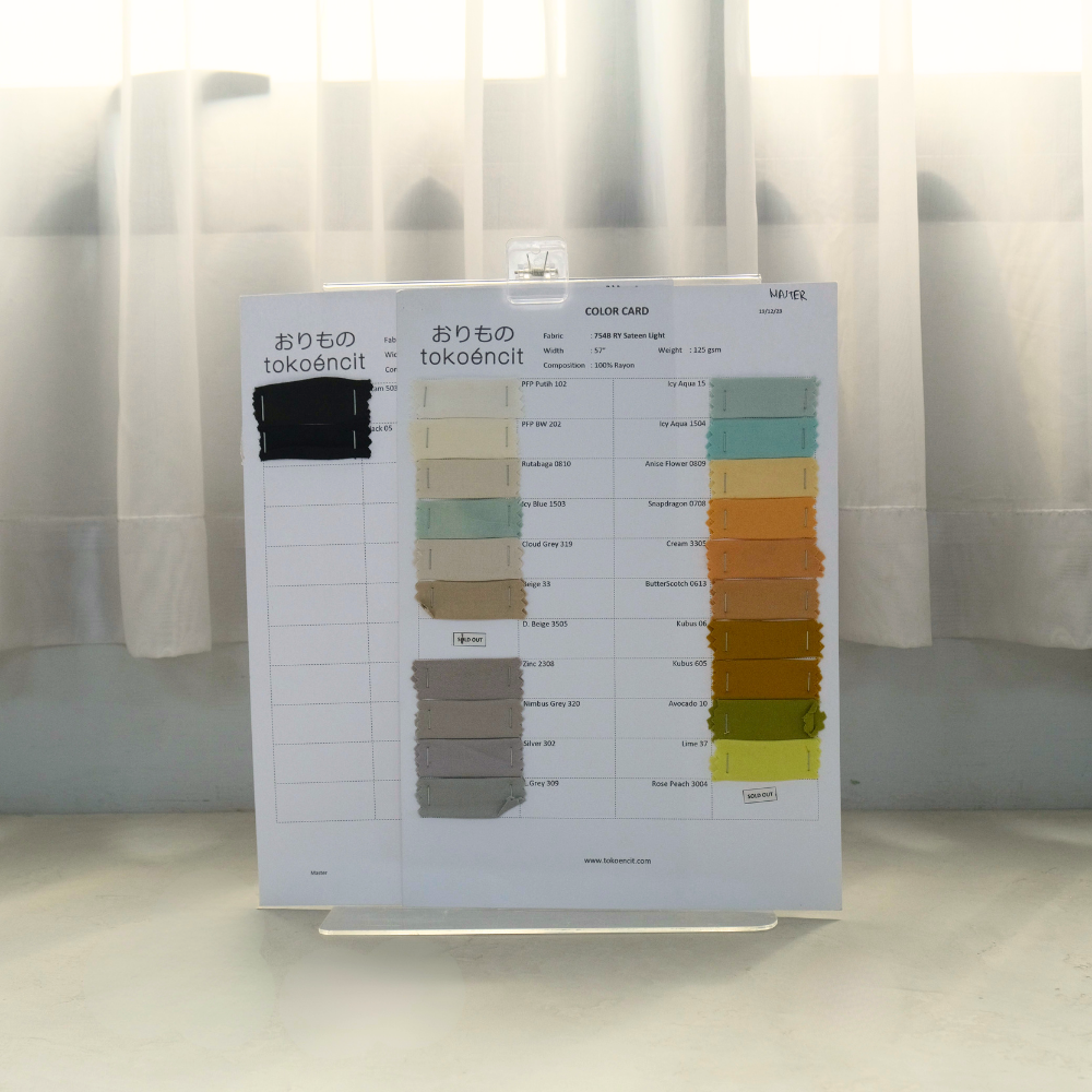 Color Card - Viscose Woven