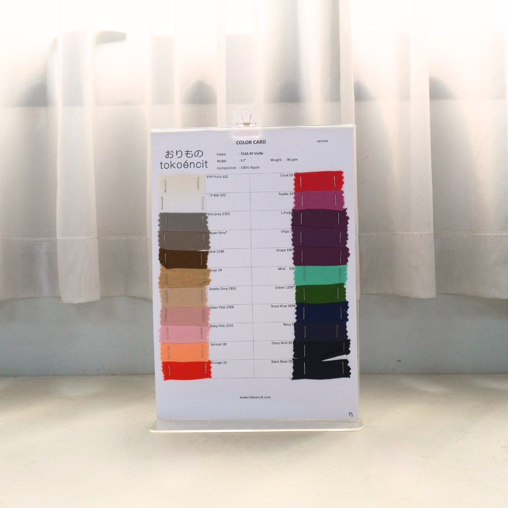 Color Card - Viscose Woven