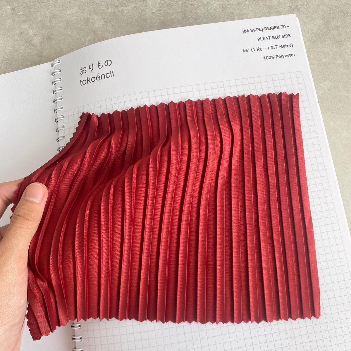Fabric Catalogue vol 8.2 | Pleats Collection