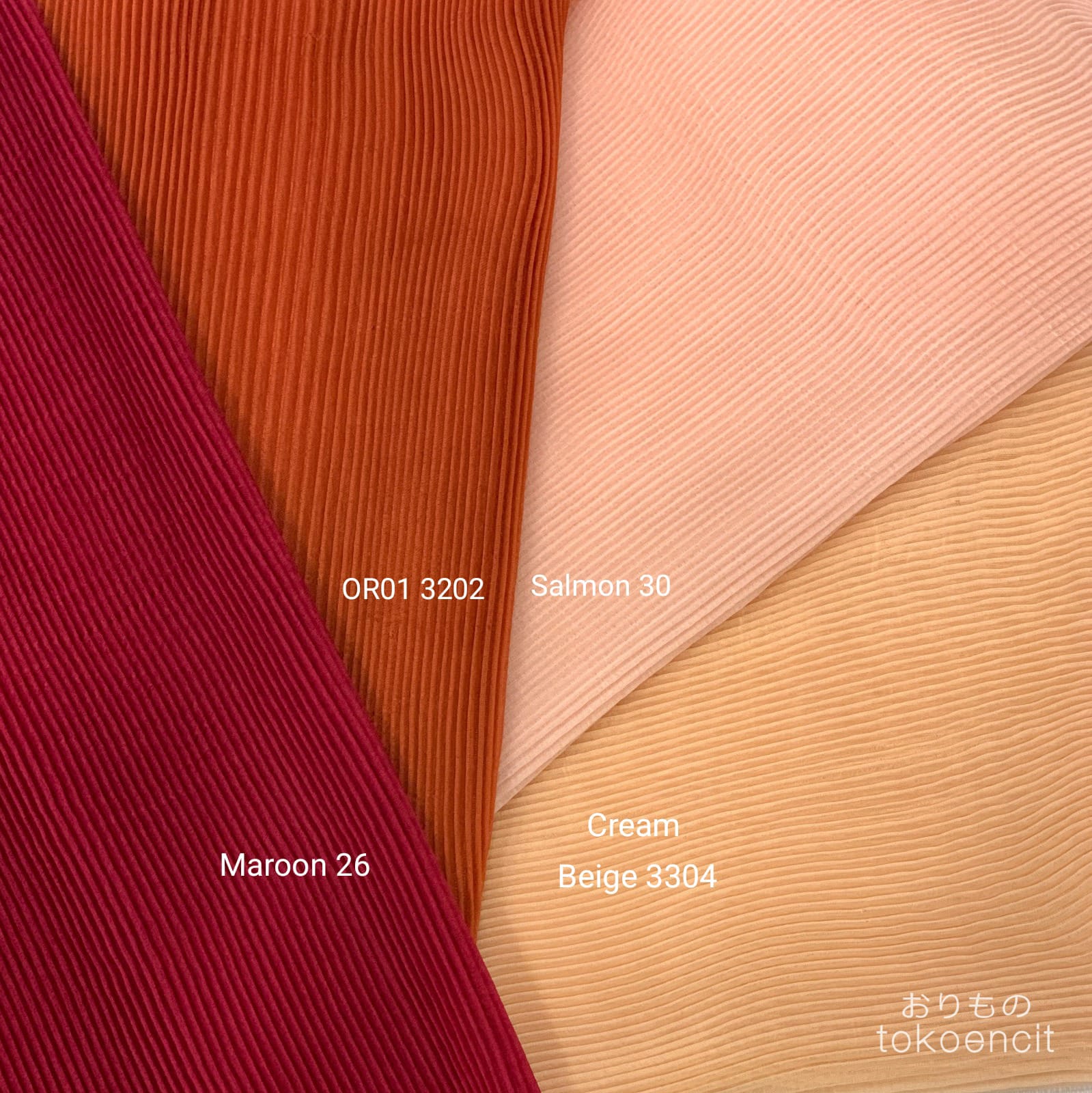 Chiffon Silk | Pleat Lidi Signature