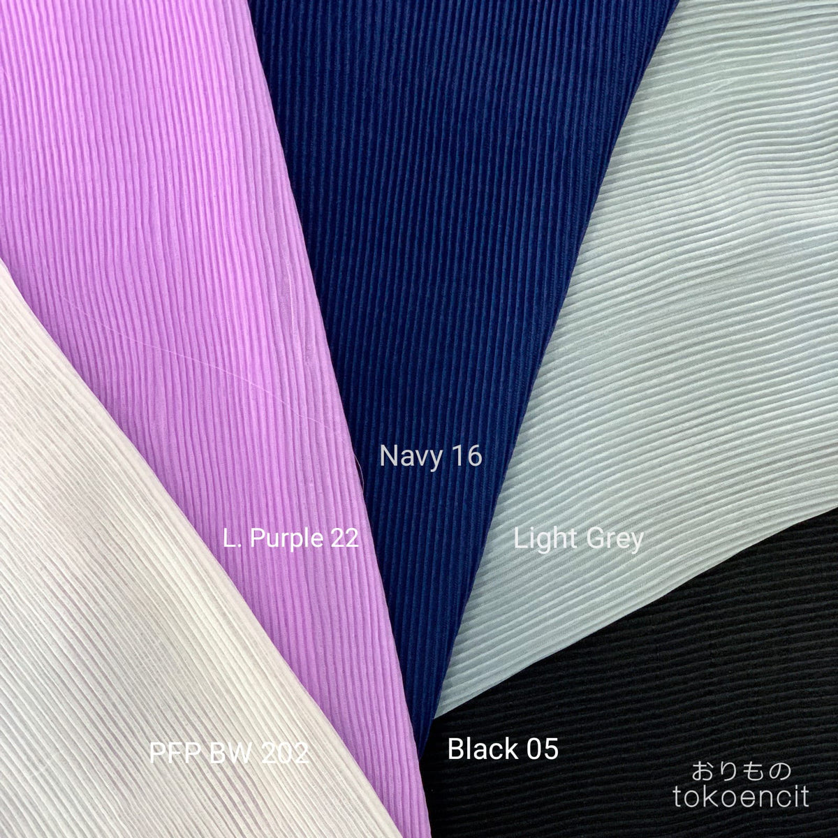 Chiffon Silk | Pleat Lidi Signature