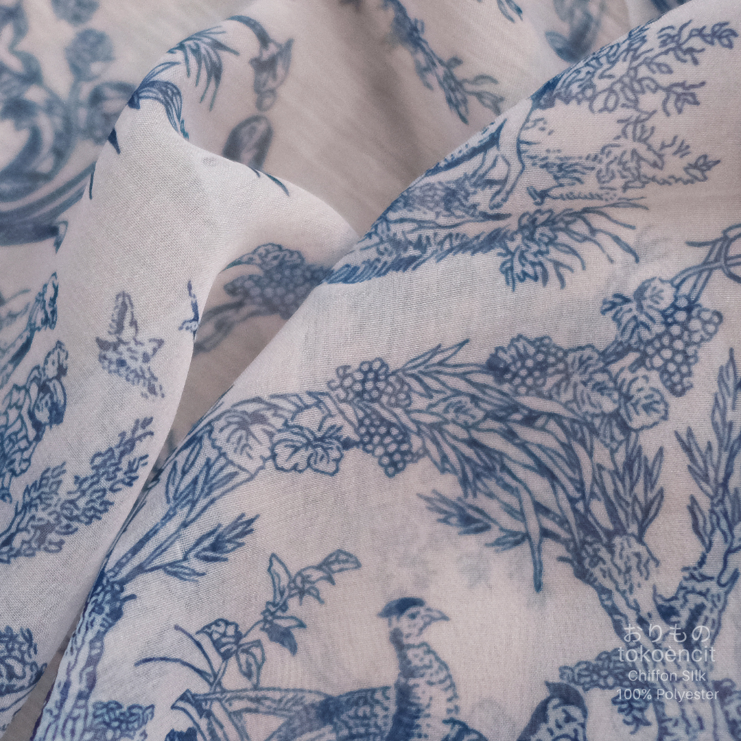 Chiffon Silk | Jungle Pasley