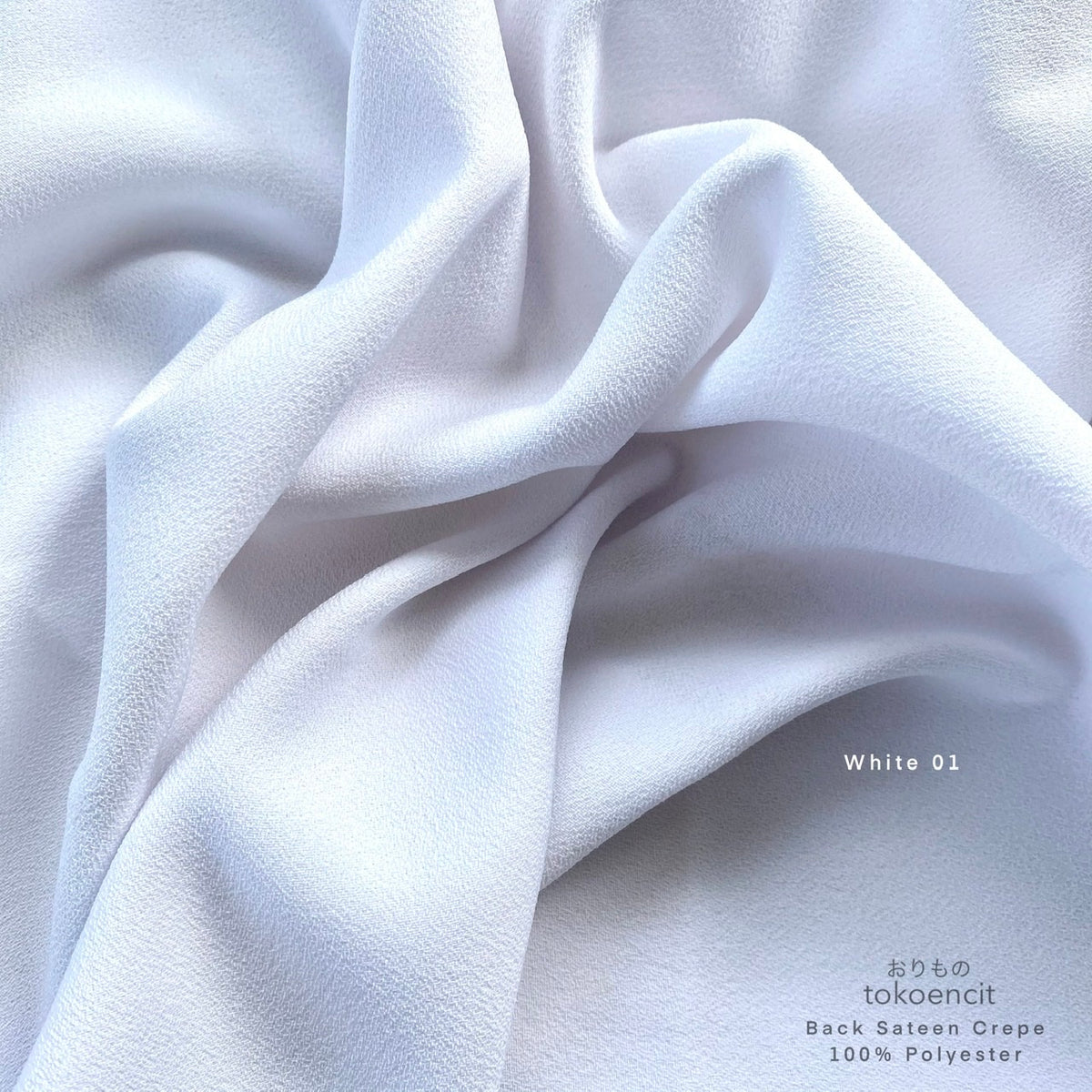Back Sateen Crepe | Solid