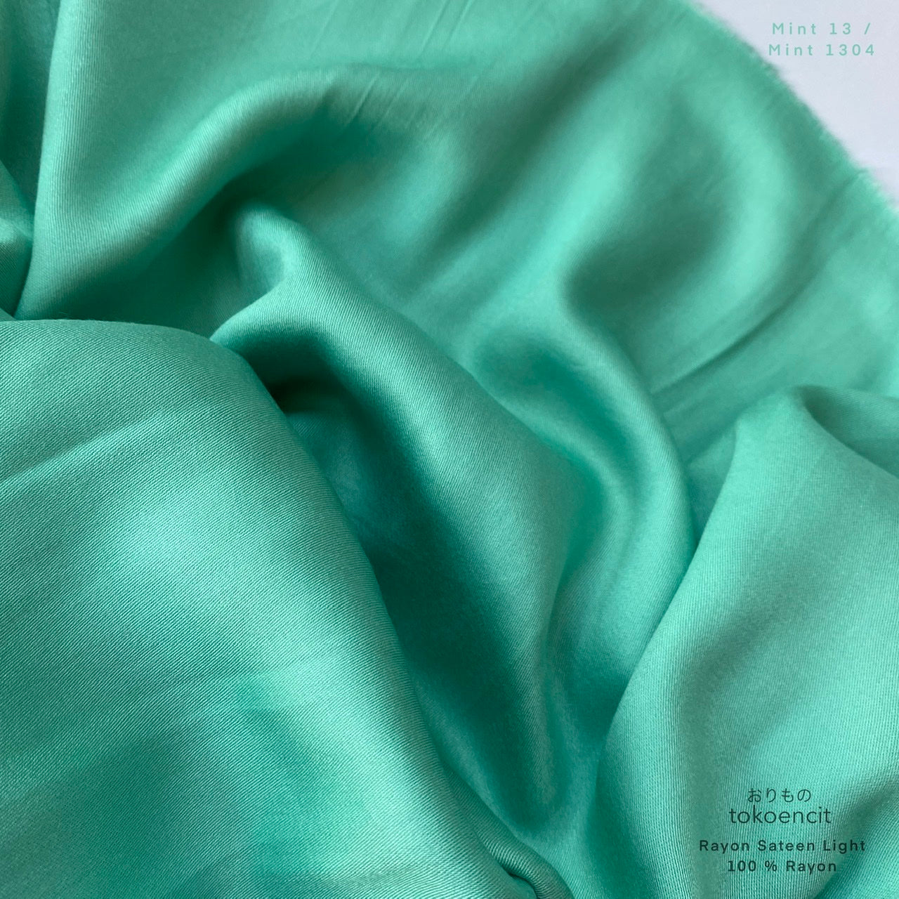 Rayon Sateen Light | Solid