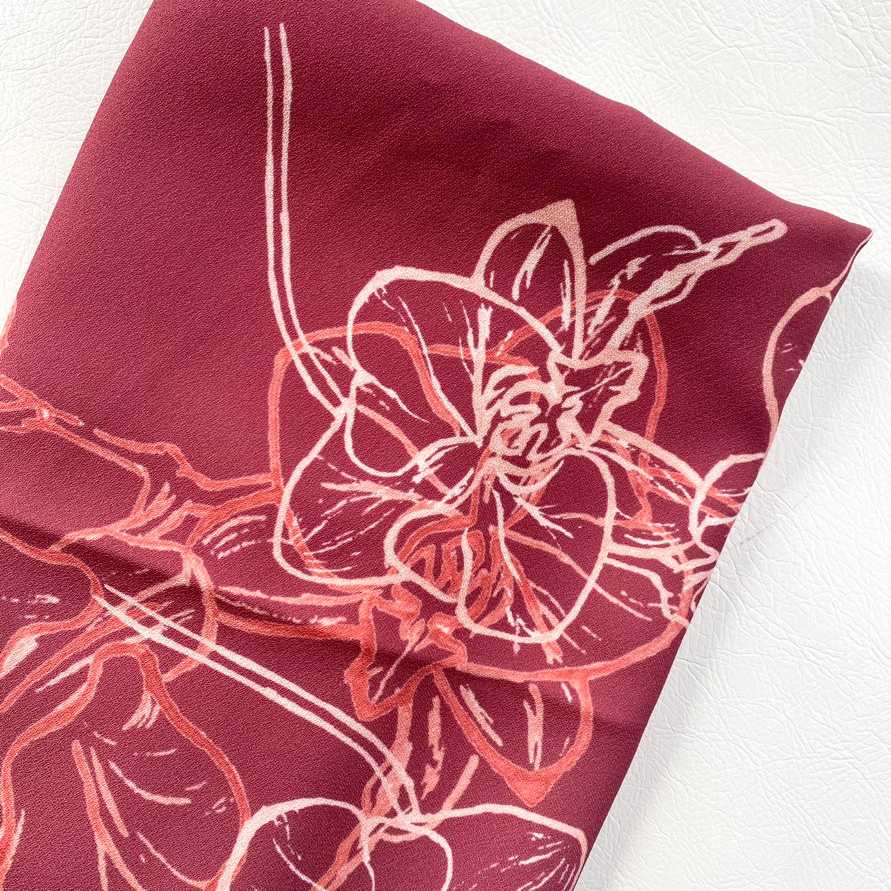 Back Sateen Crepe | Orchid Line