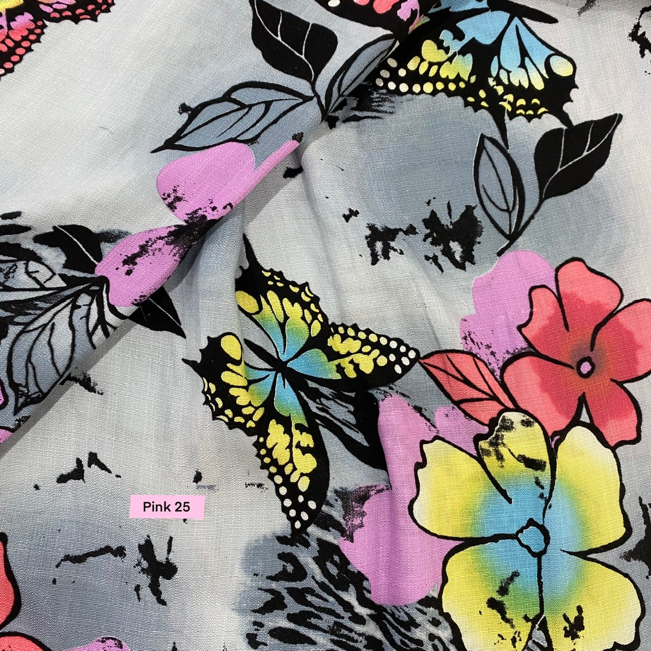 Euca Linen | Rainbow Butterfly