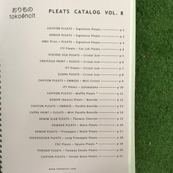 Fabric Catalogue vol 8.1 | PLEATS Collection