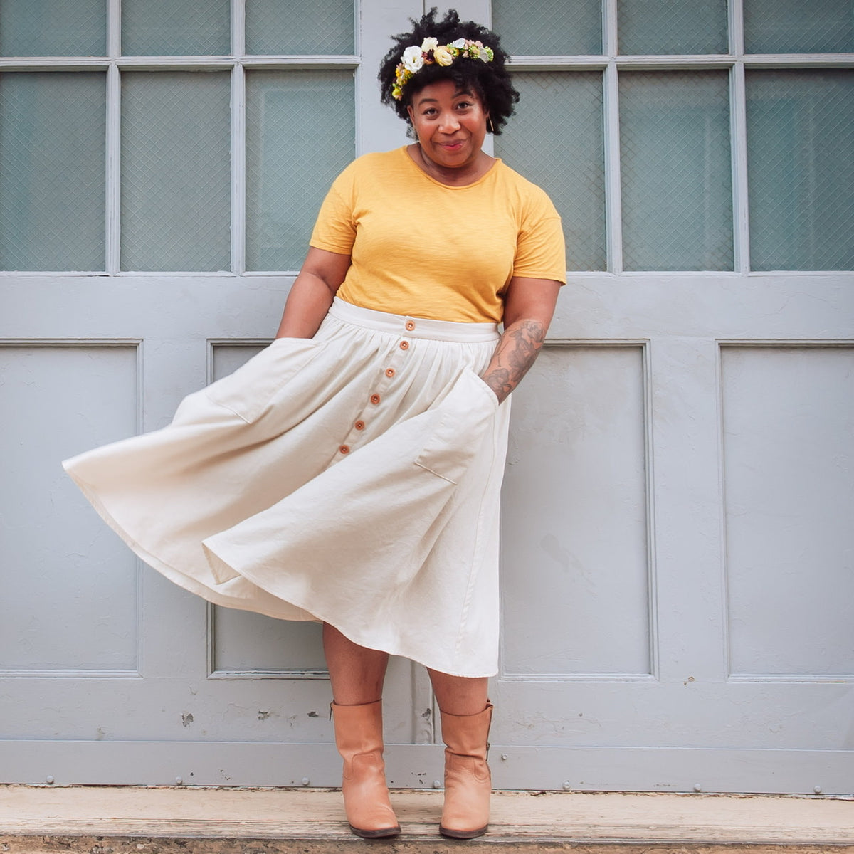 Paper Pattern : Estuary Skirt | Sew Liberated