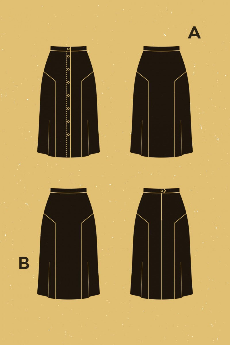 Paper Pattern : Azara Skirt | Deer and Doe