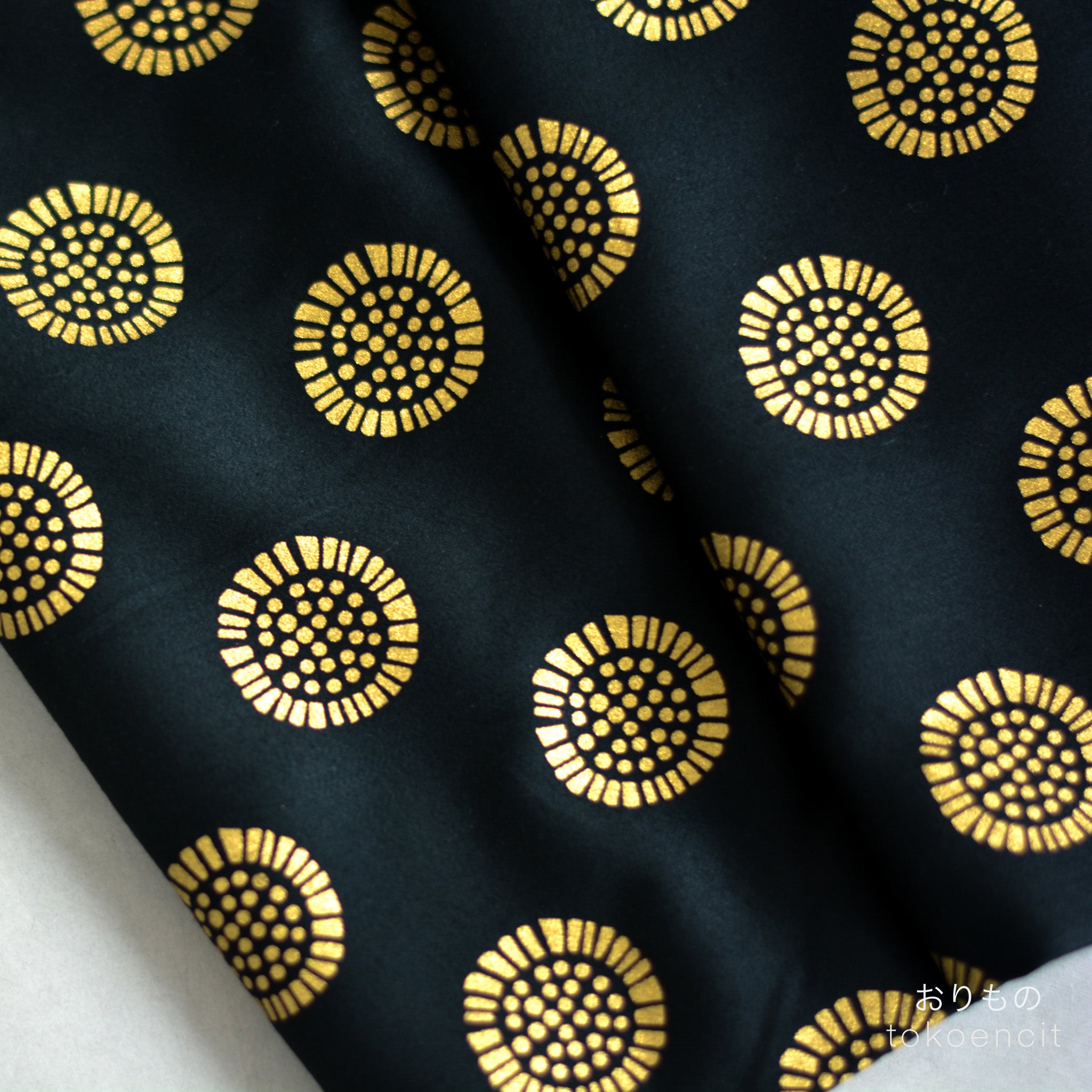 RY Sateen | SunFlower - Black 05