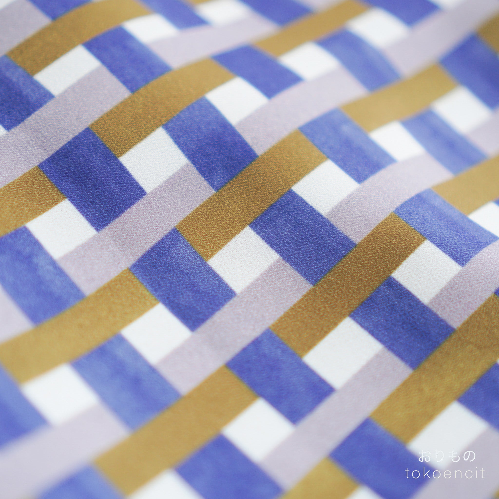 Poly Crepe | Three color Check R1