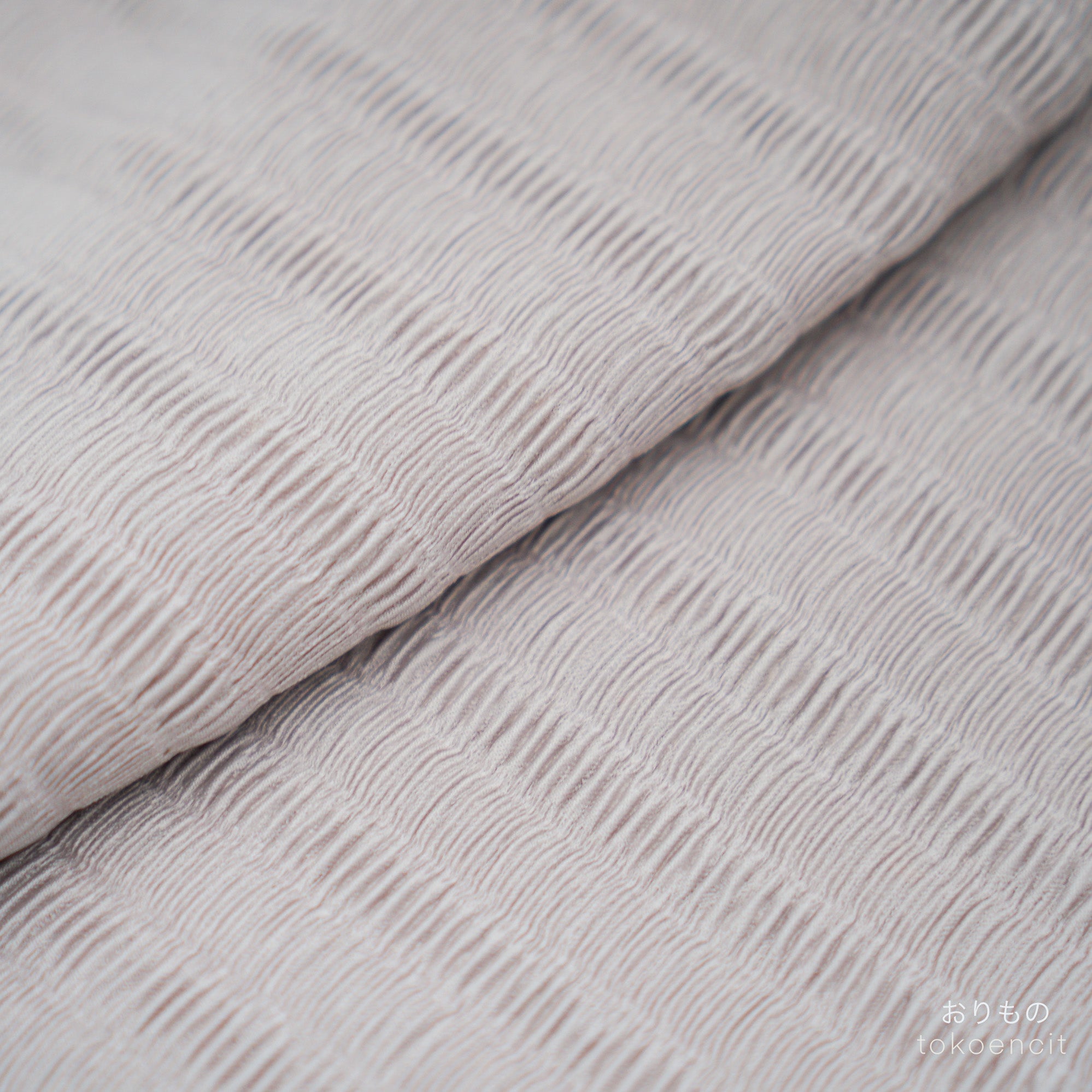 Powder Skin | Pleat Micro Smoke 1cm