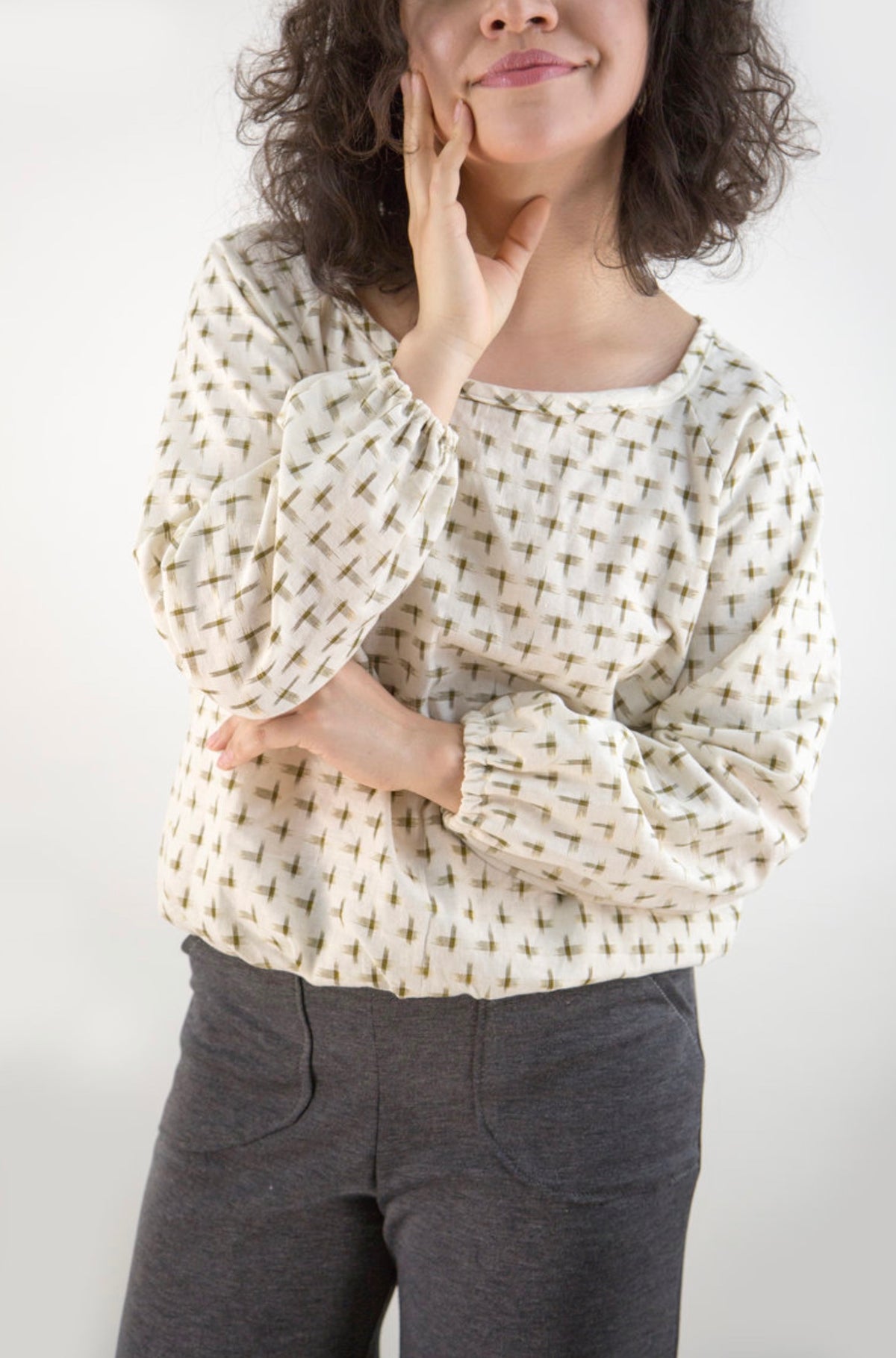 Paper Pattern : Raglan Blouse | Friday Pattern Co