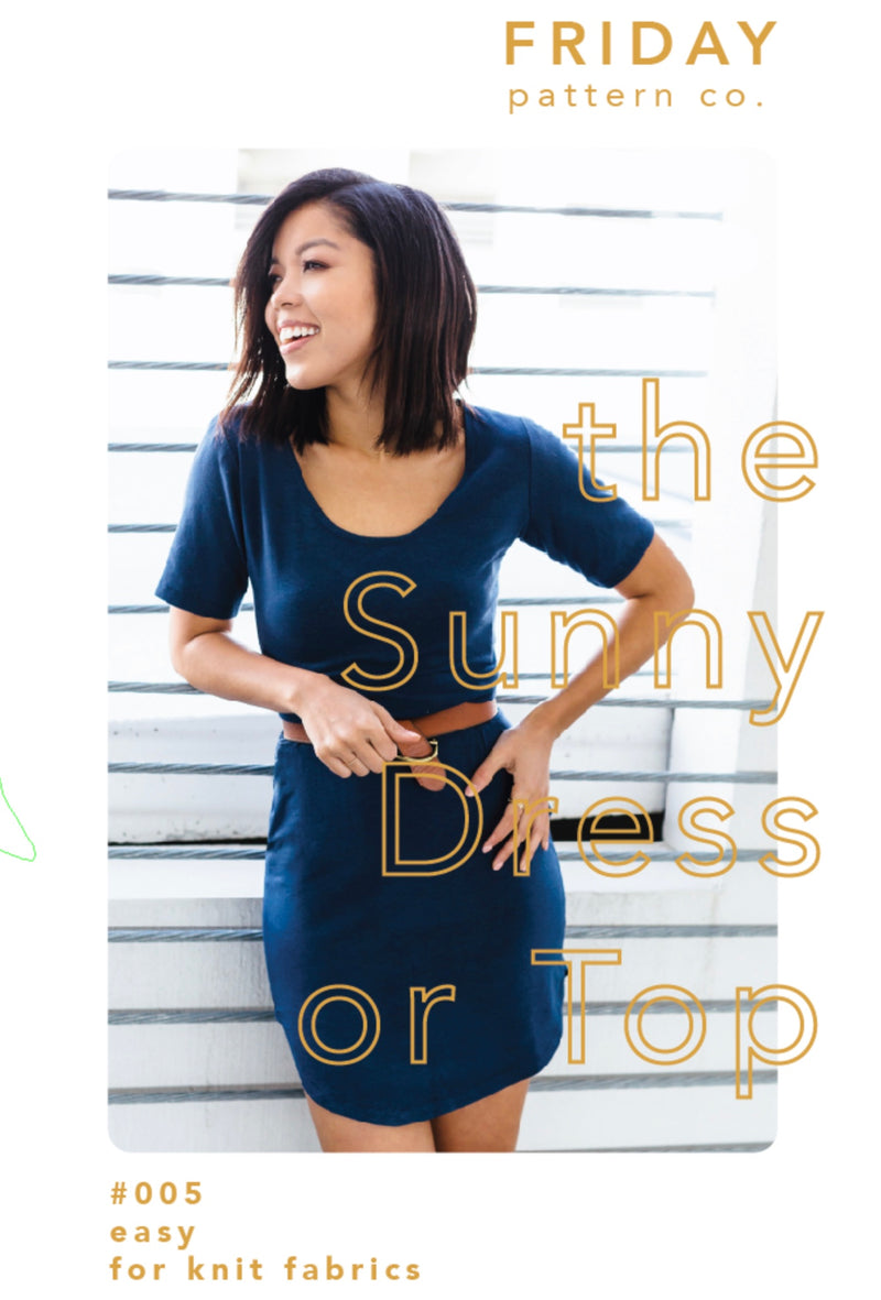 Paper Pattern : The Sunny Dress | Friday Pattern Co.