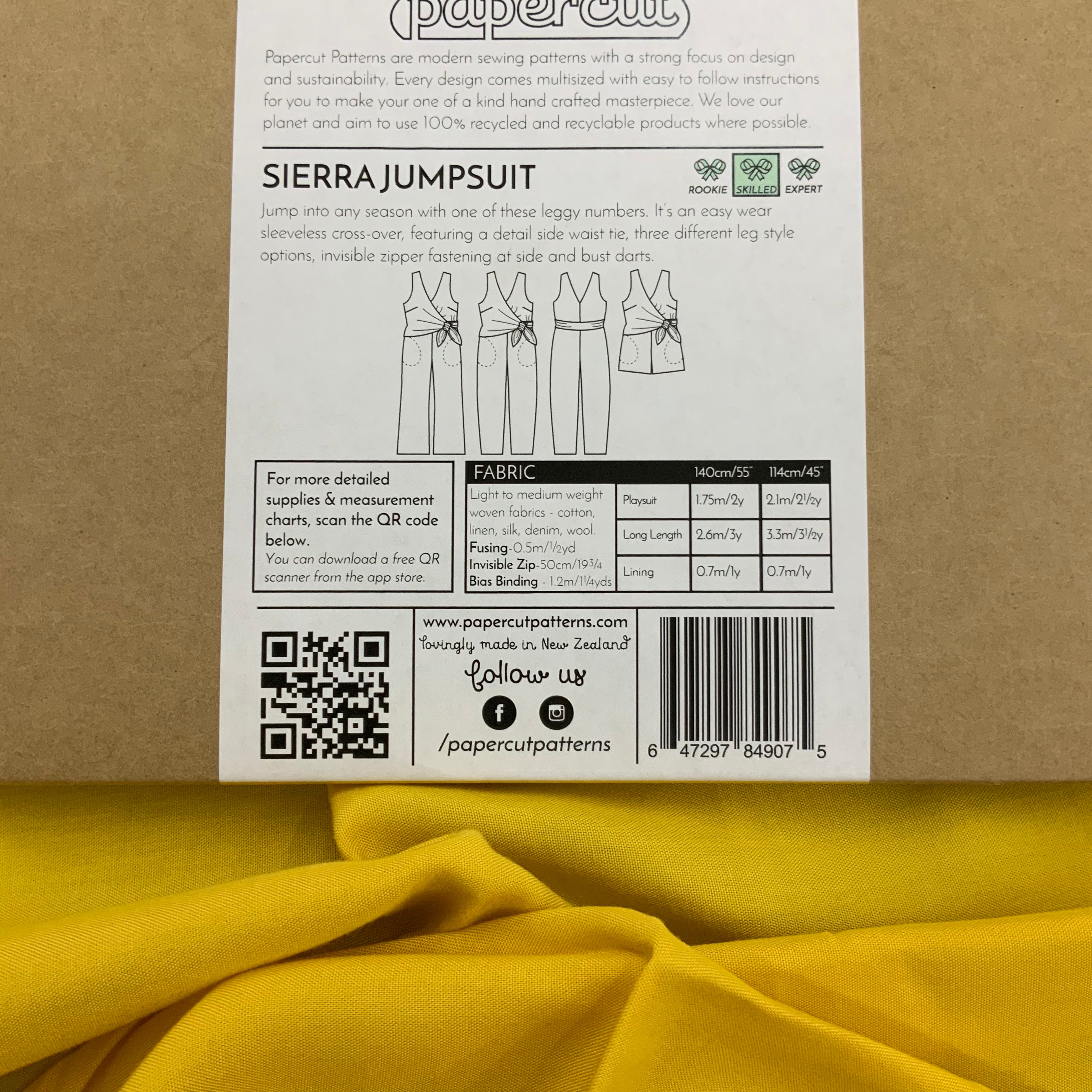 Paper Pattern : Sierra Jumpsuit | Papercut Patterns