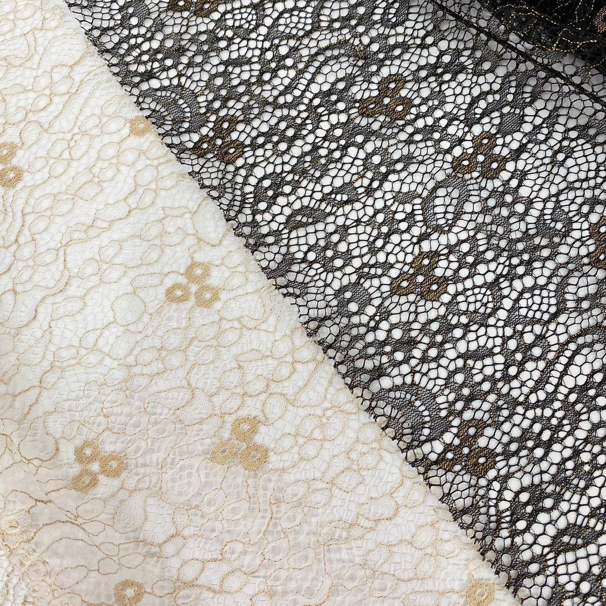 Gold Flower Lace | Solid