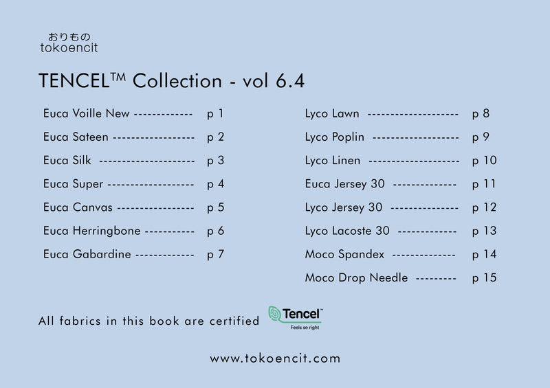 Fabric Catalogue vol 6.4 | TENCEL® collection