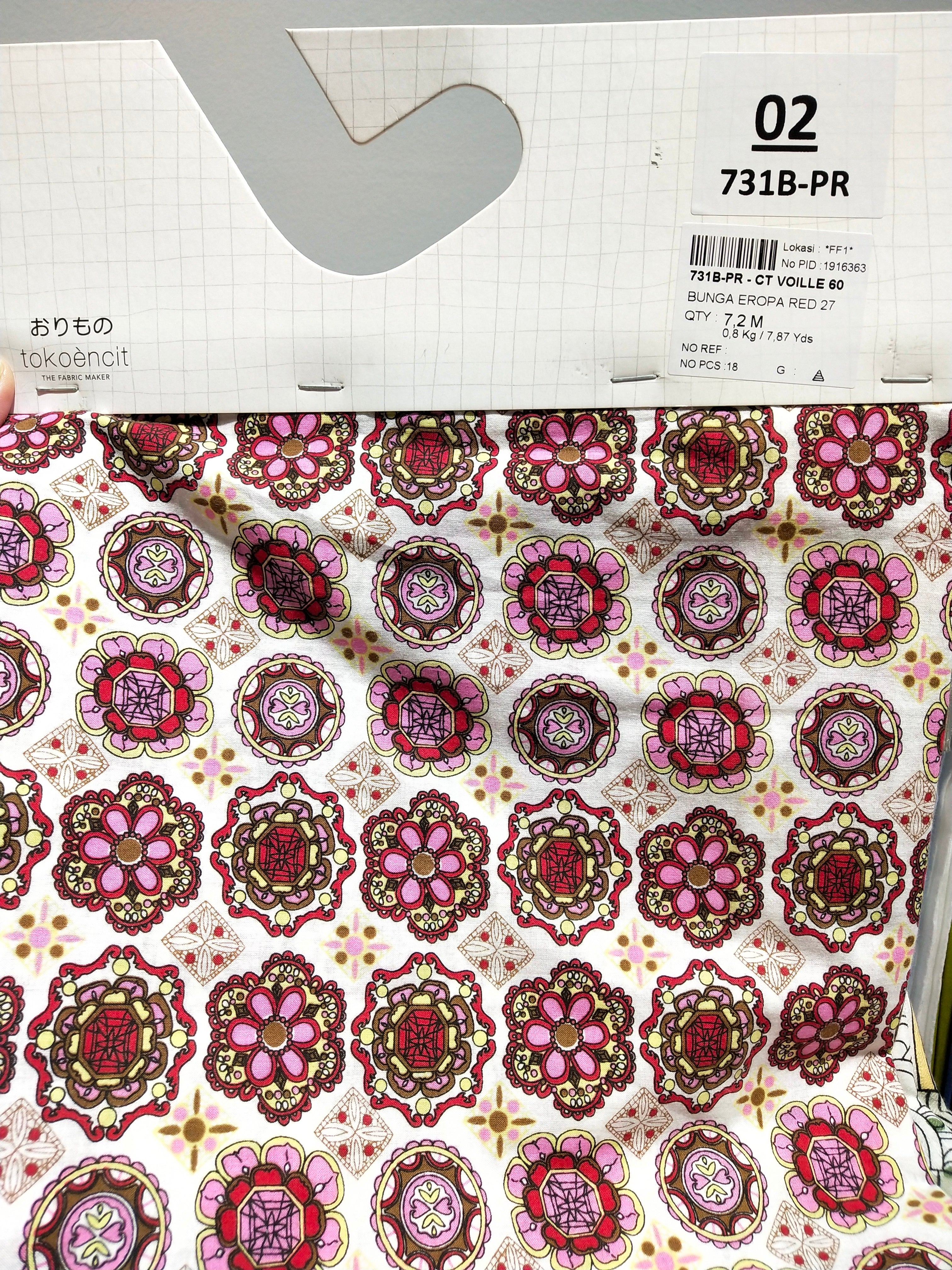 Cotton Voille 60 | Bunga Eropa