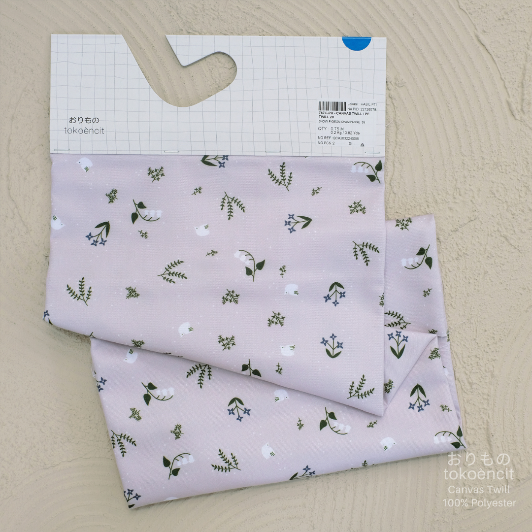 Canvas Twill / PE Twill 20 | Snow Pigeon