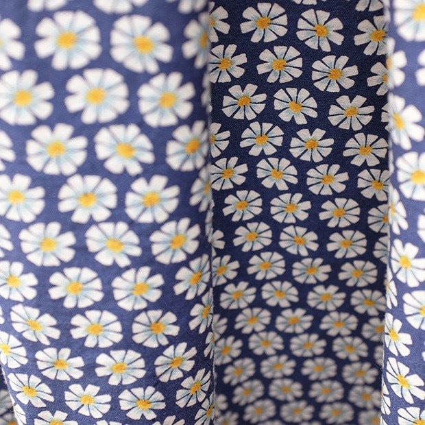 Vico Sateen Spandex | Bunga Daisy