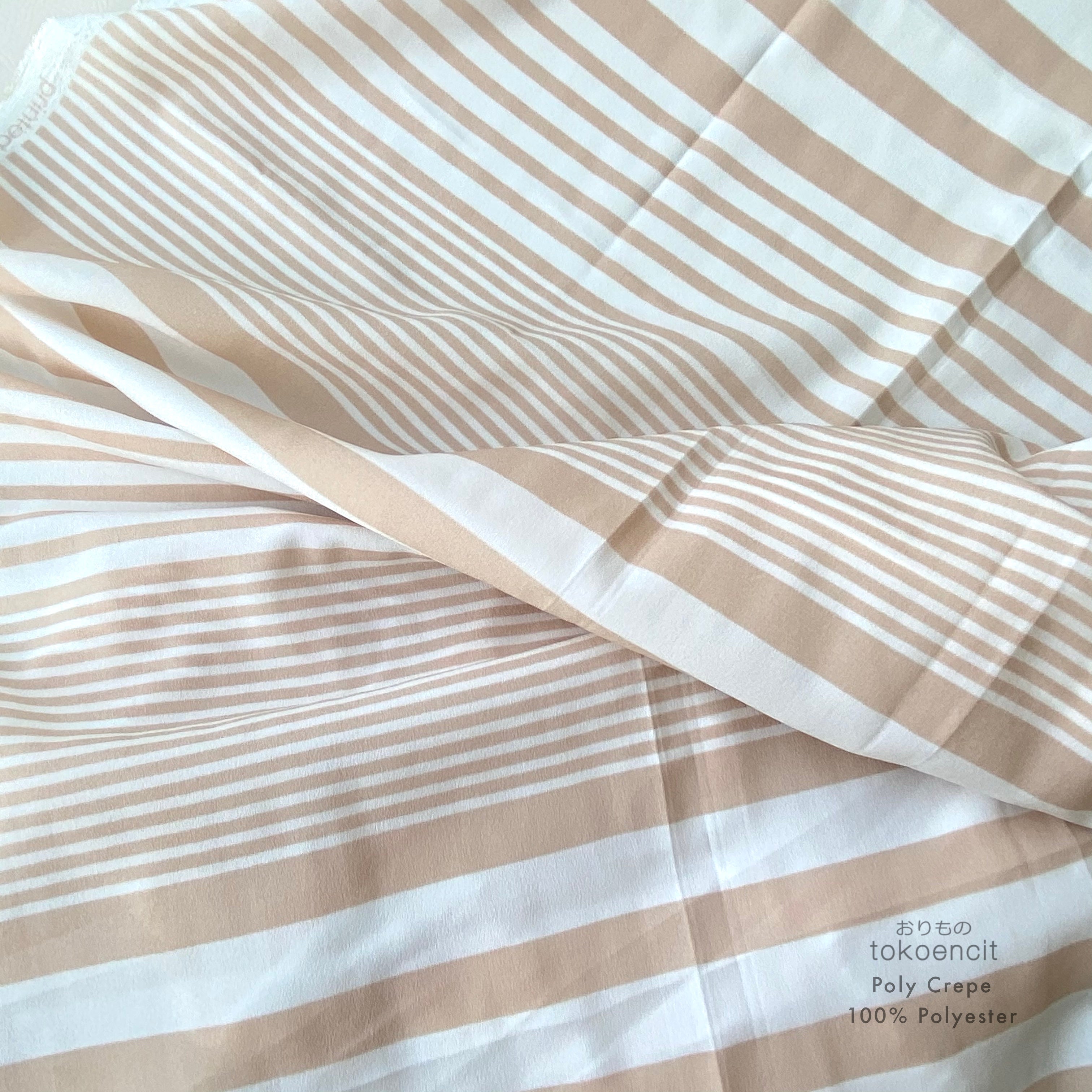 Poly Crepe | Multi Garis