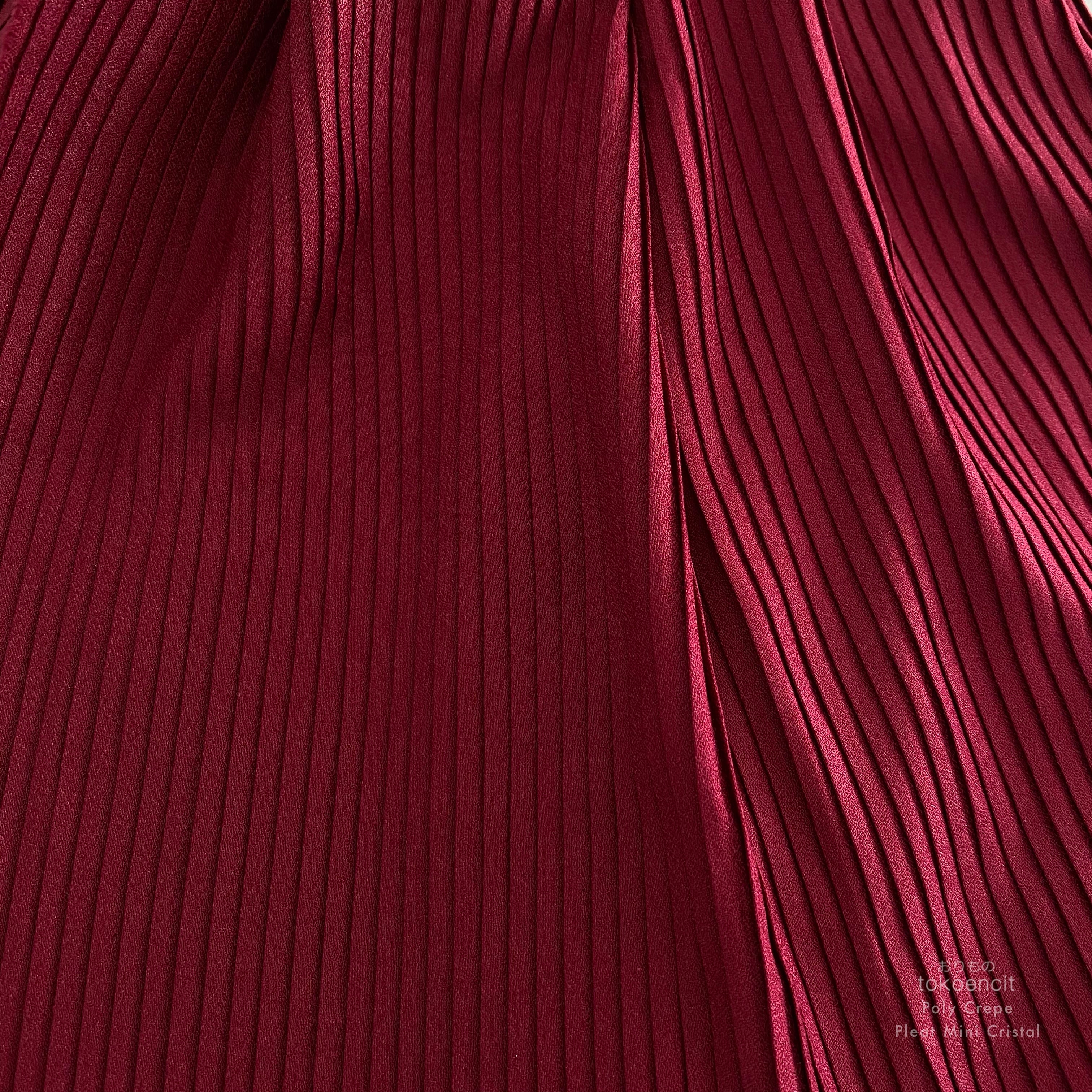 Poly Crepe | Pleat Mini Cristal 0,5