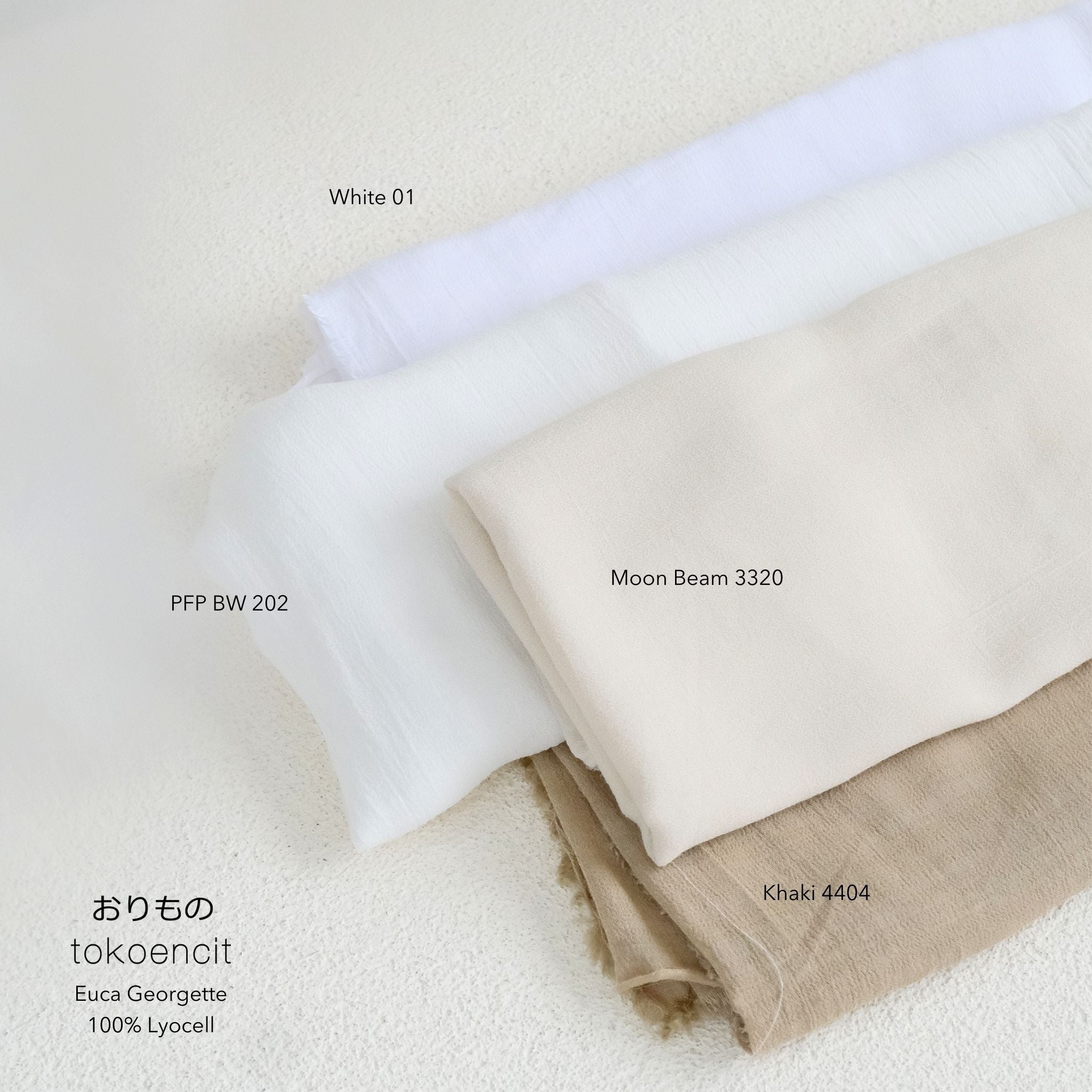Euca Georgette | Solid