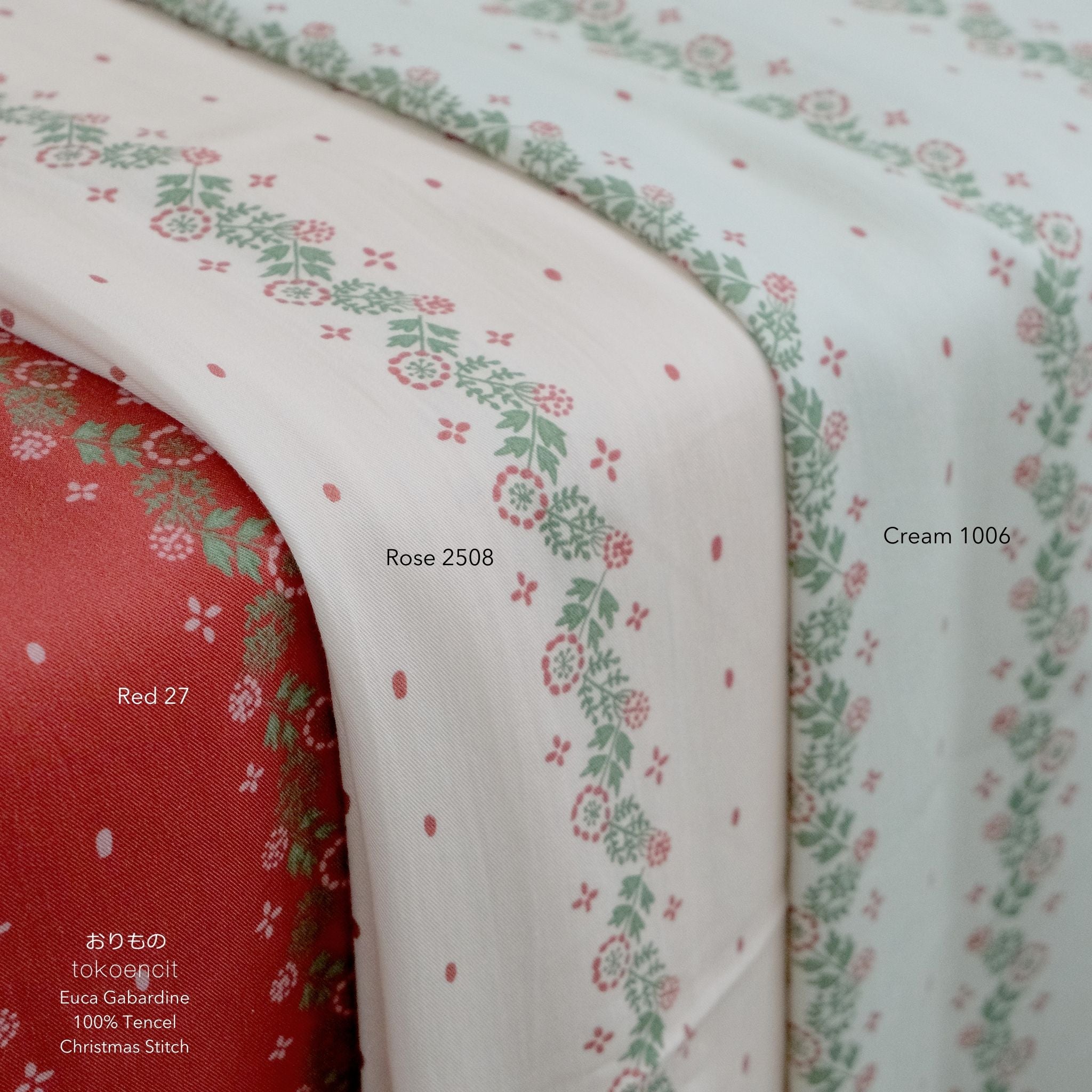 Euca Gabardine | Christmas Stitch