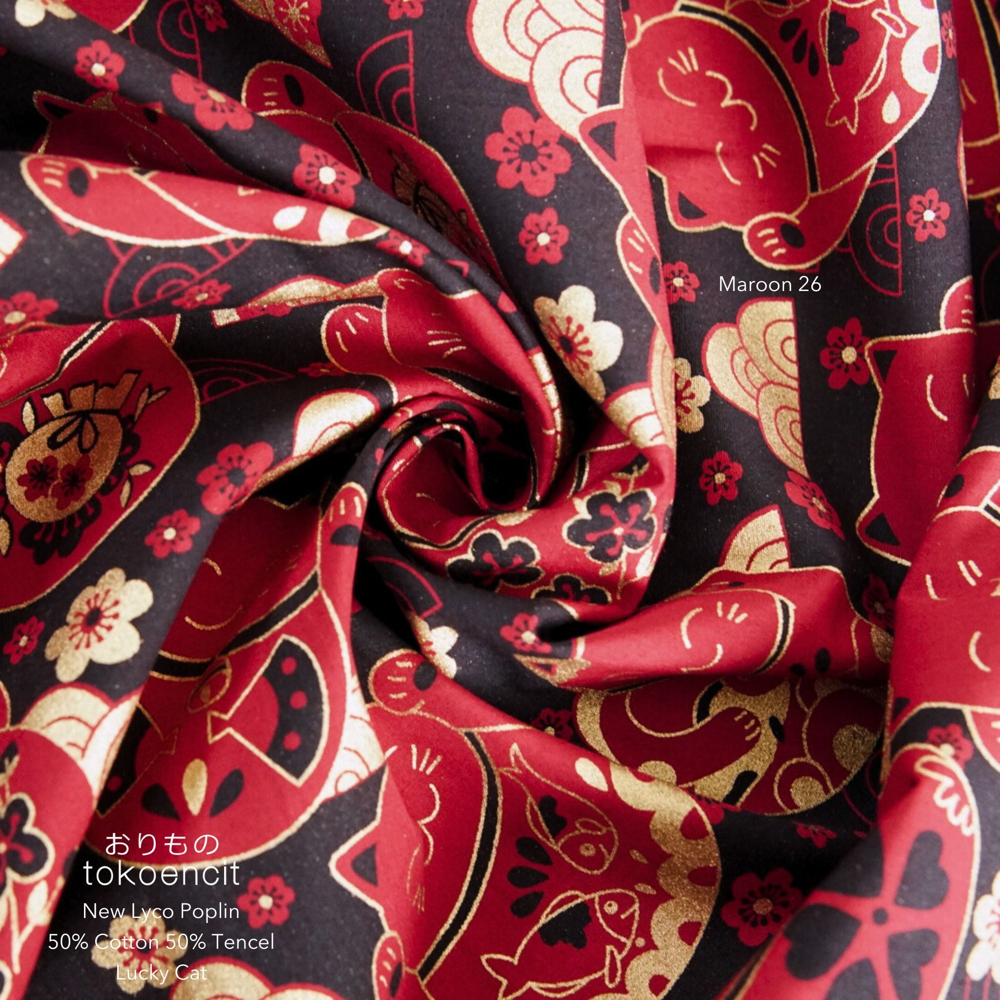 New Lyco Poplin | Lucky Cat
