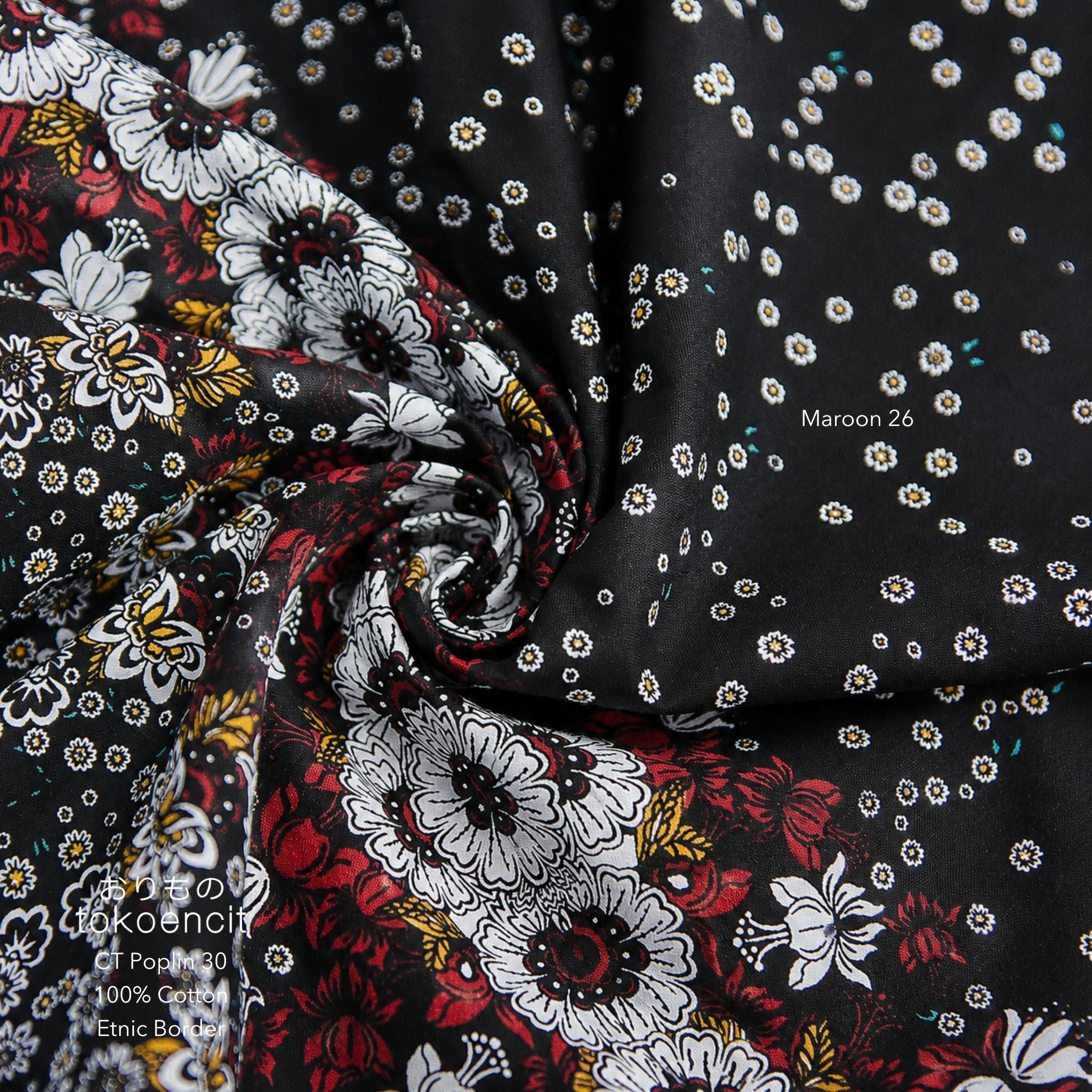 CT Poplin 30" | Etnic Border