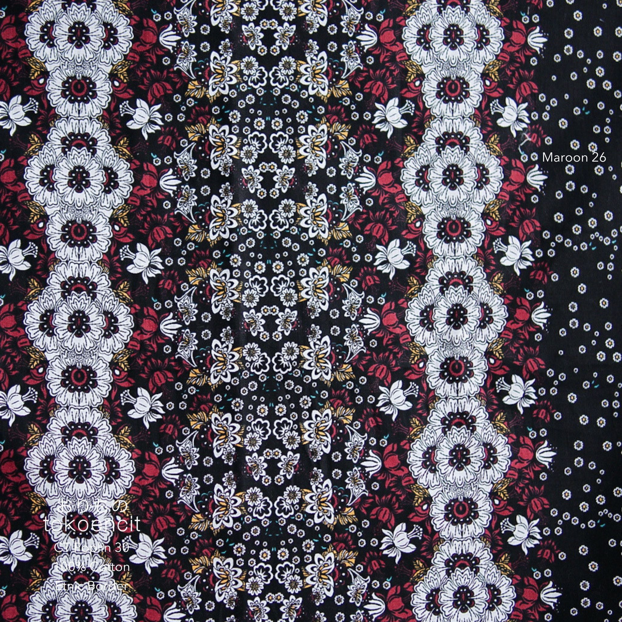 CT Poplin 30" | Etnic Border