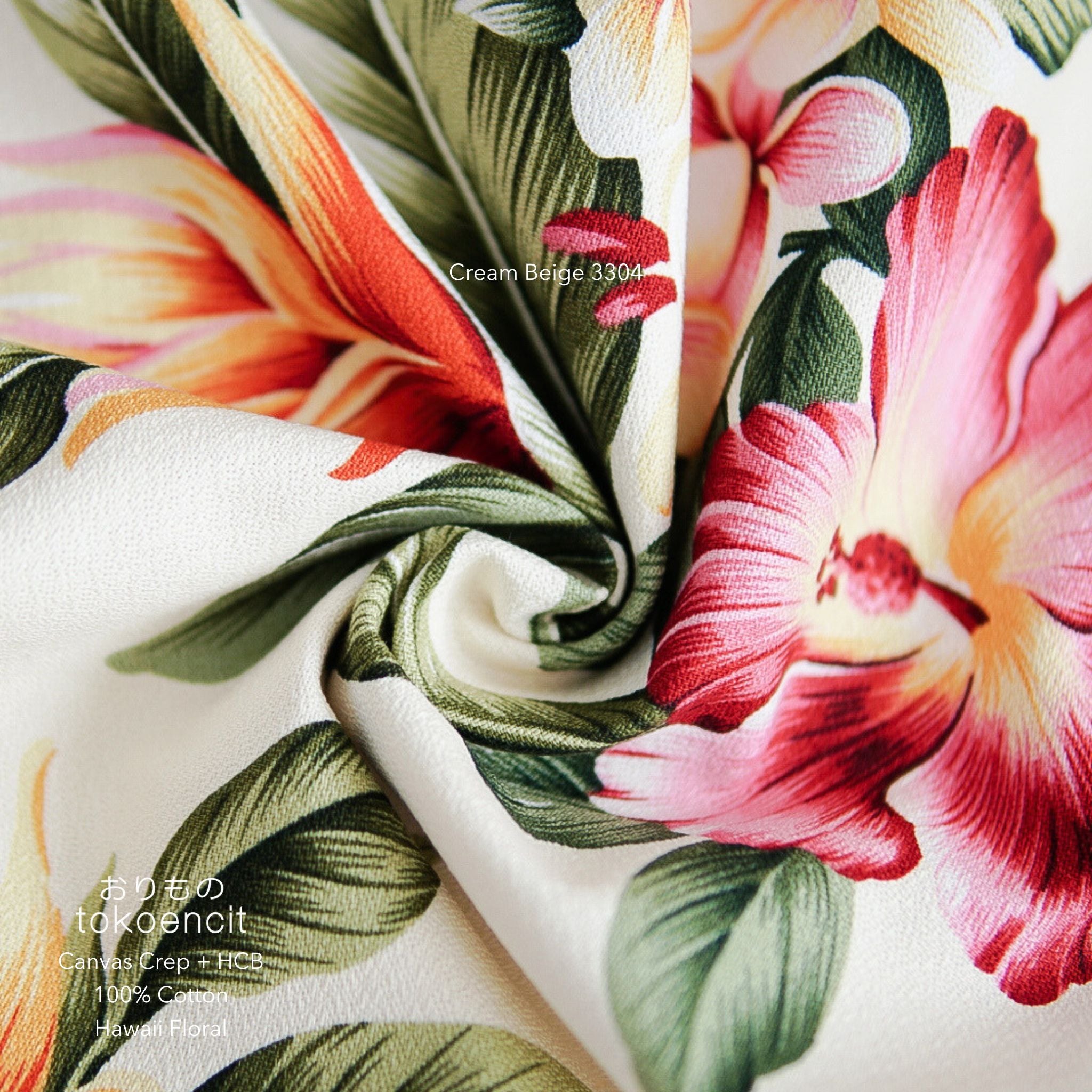 Canvas Crepe + HCB | Hawaii Floral