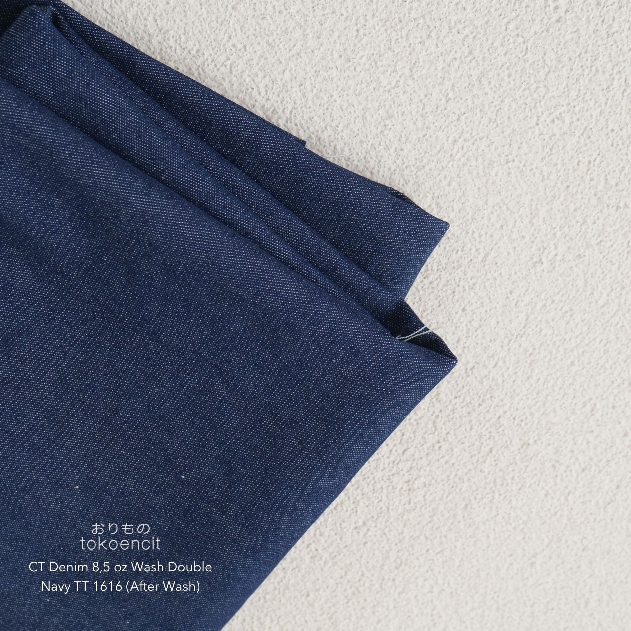 Cotton Denim 8.5oz Wash | Solid