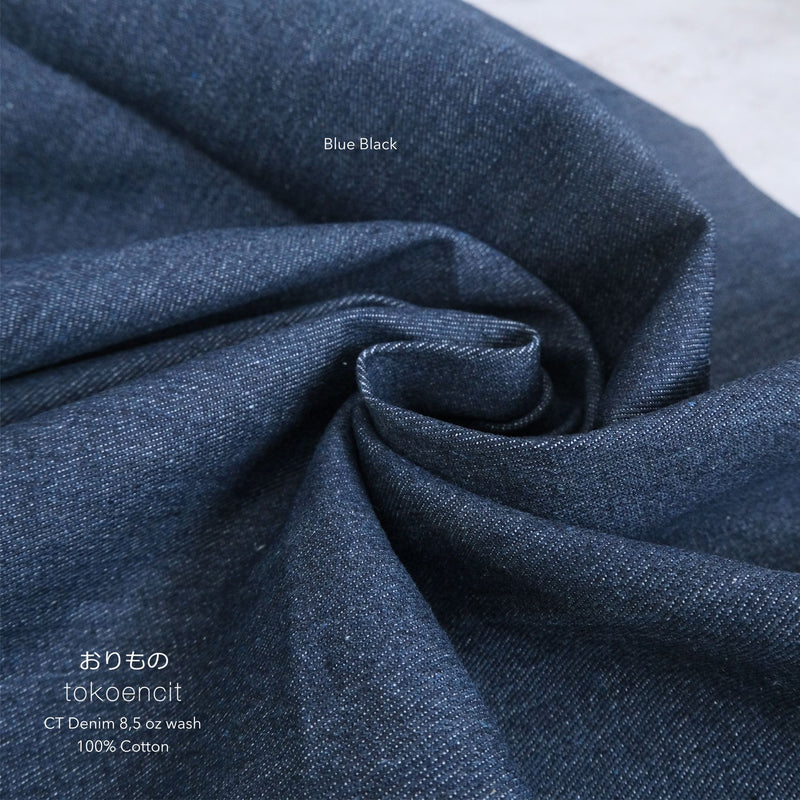 Cotton Denim 8.5oz Wash | Solid