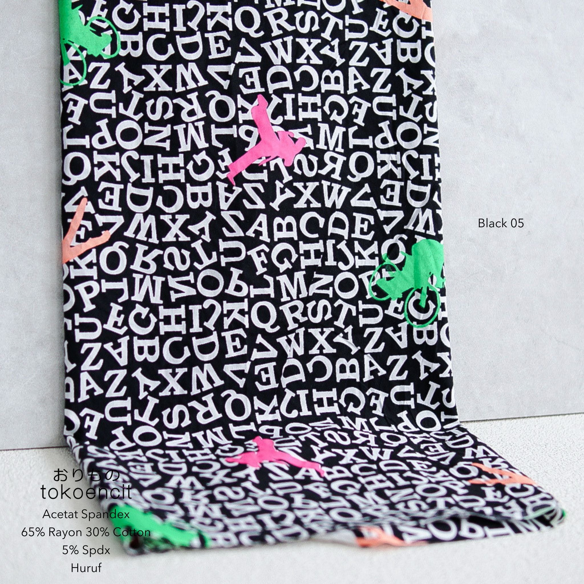 Acetat Spandex | Huruf