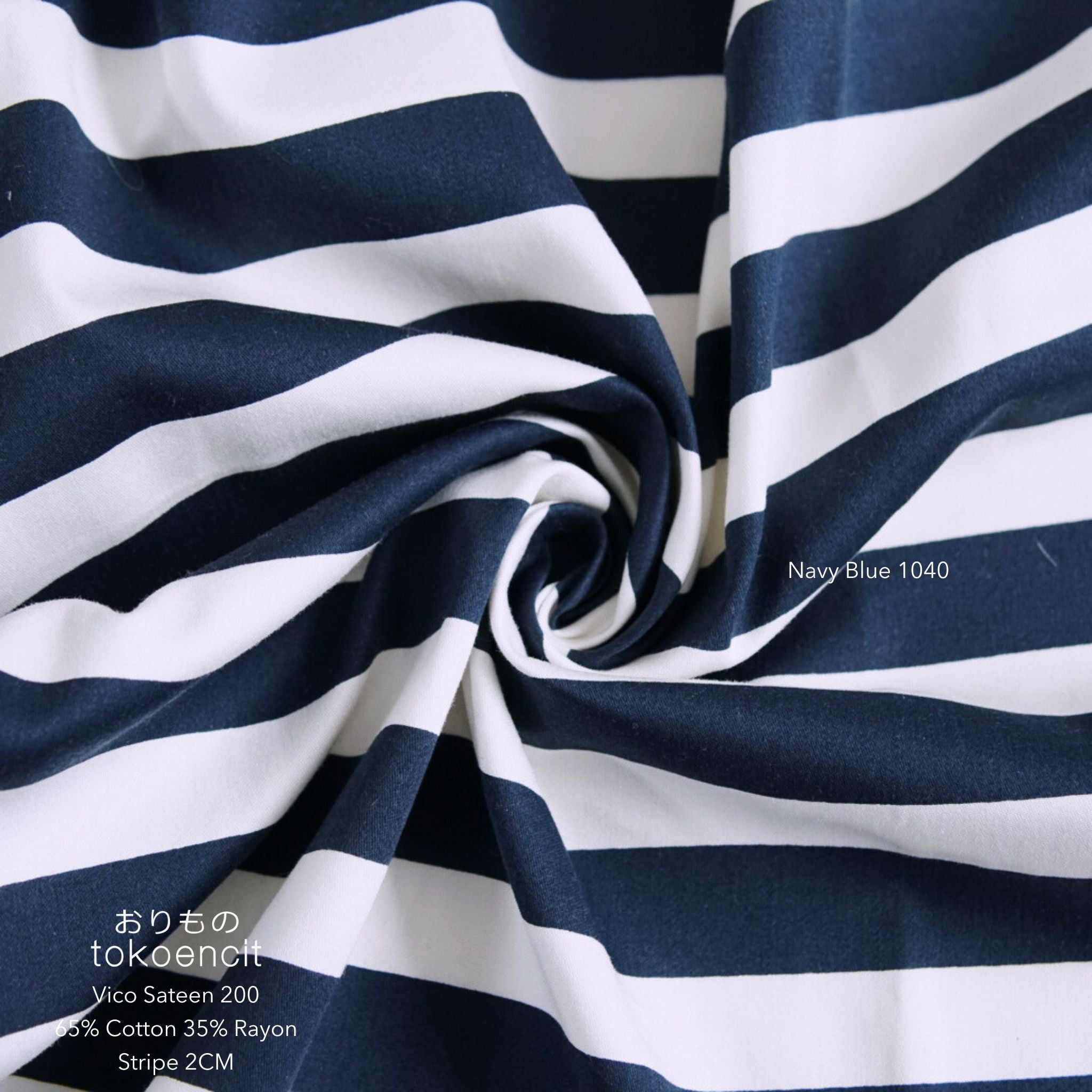 Vico Sateen 200 | Stripe 2 CM