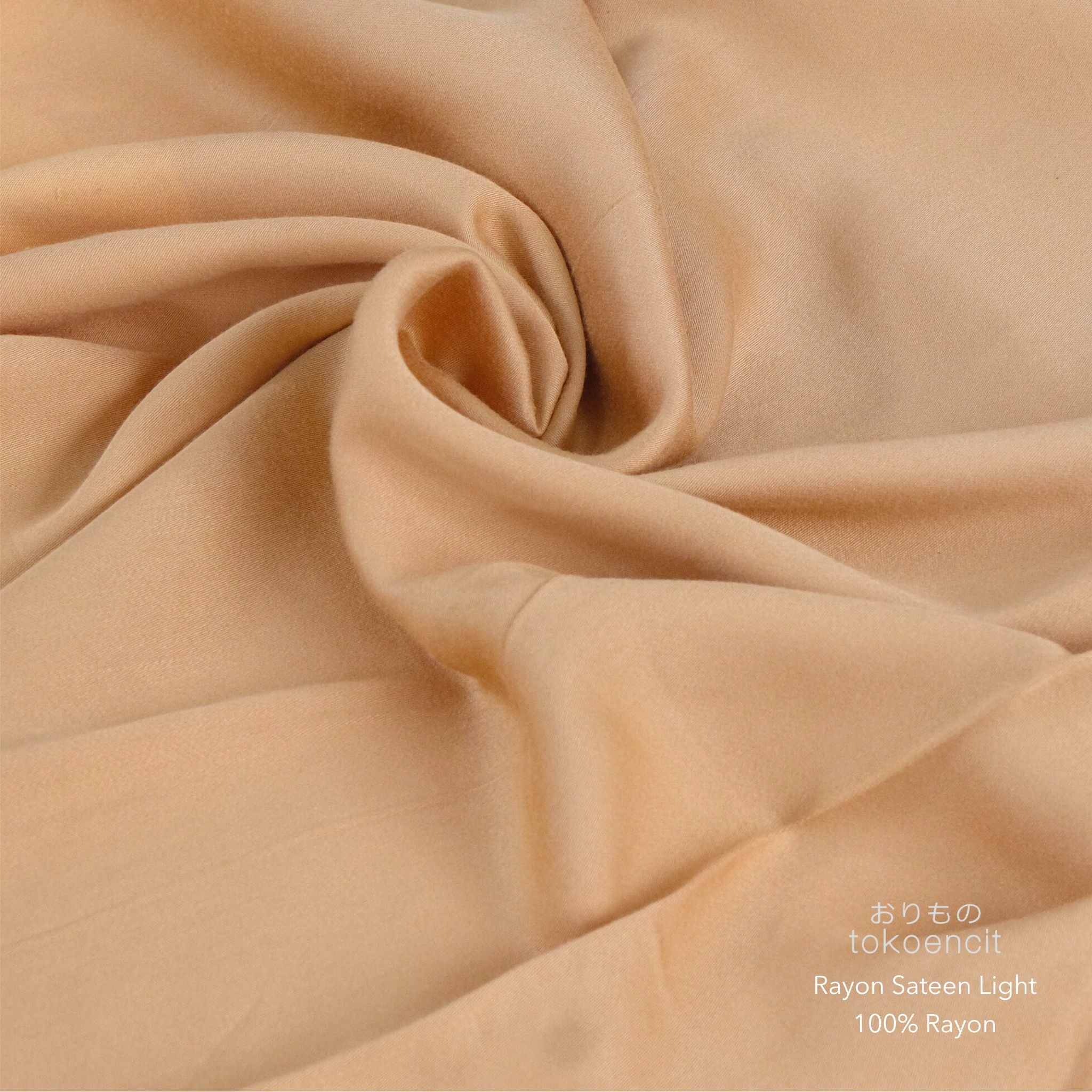 Rayon Sateen Light | Solid